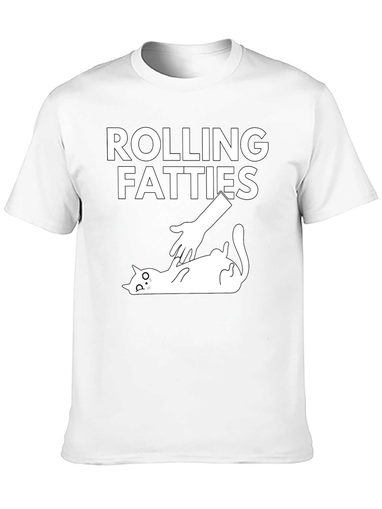 Rolling Fatties Cat T-Shirt