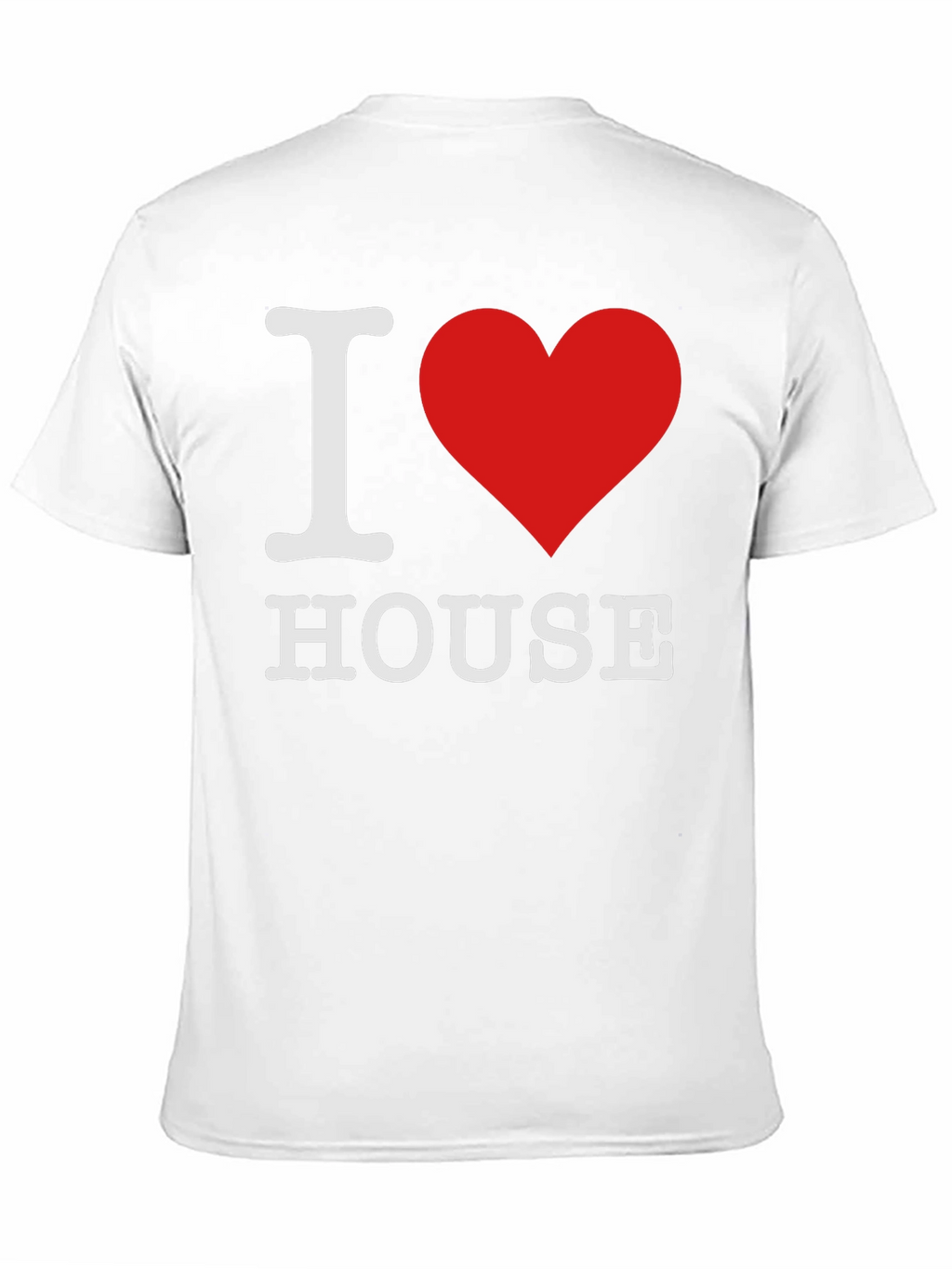 I Heart House Music T-Shirt - Black Cotton Tee