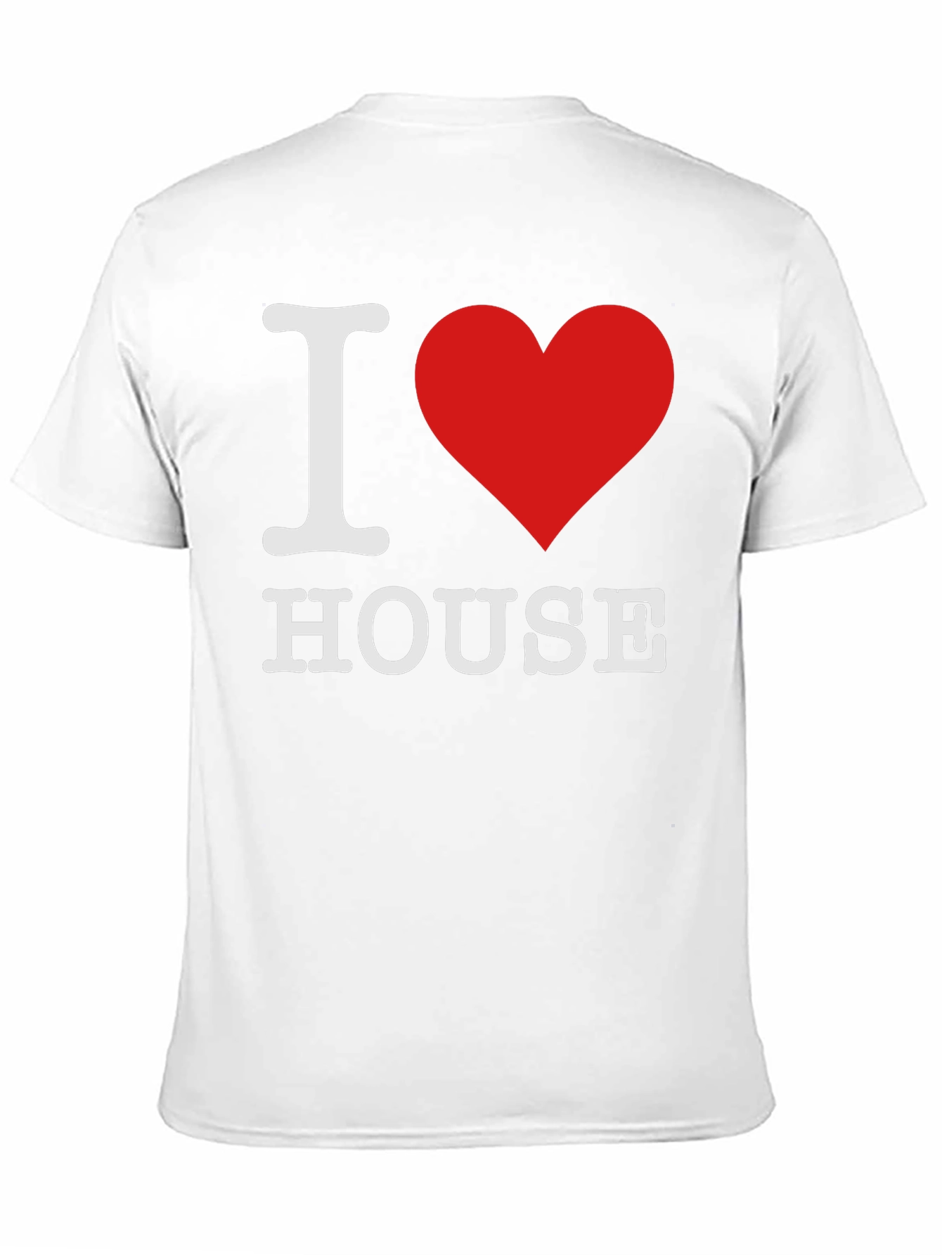 I Heart House Music T-Shirt - Black Cotton Tee