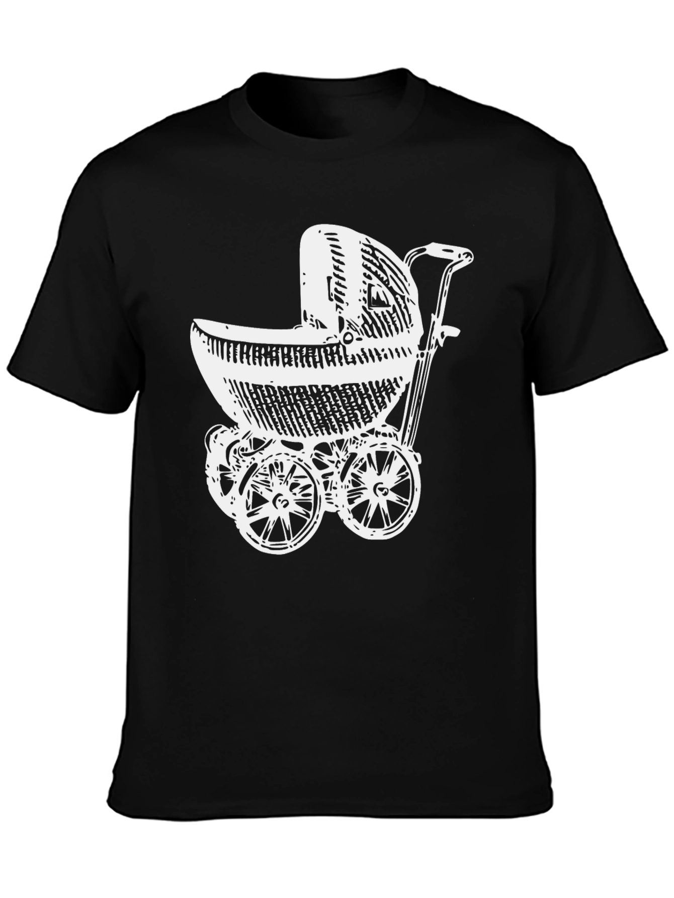 Retro Stroller Graphic T-Shirt - Classic Cool!