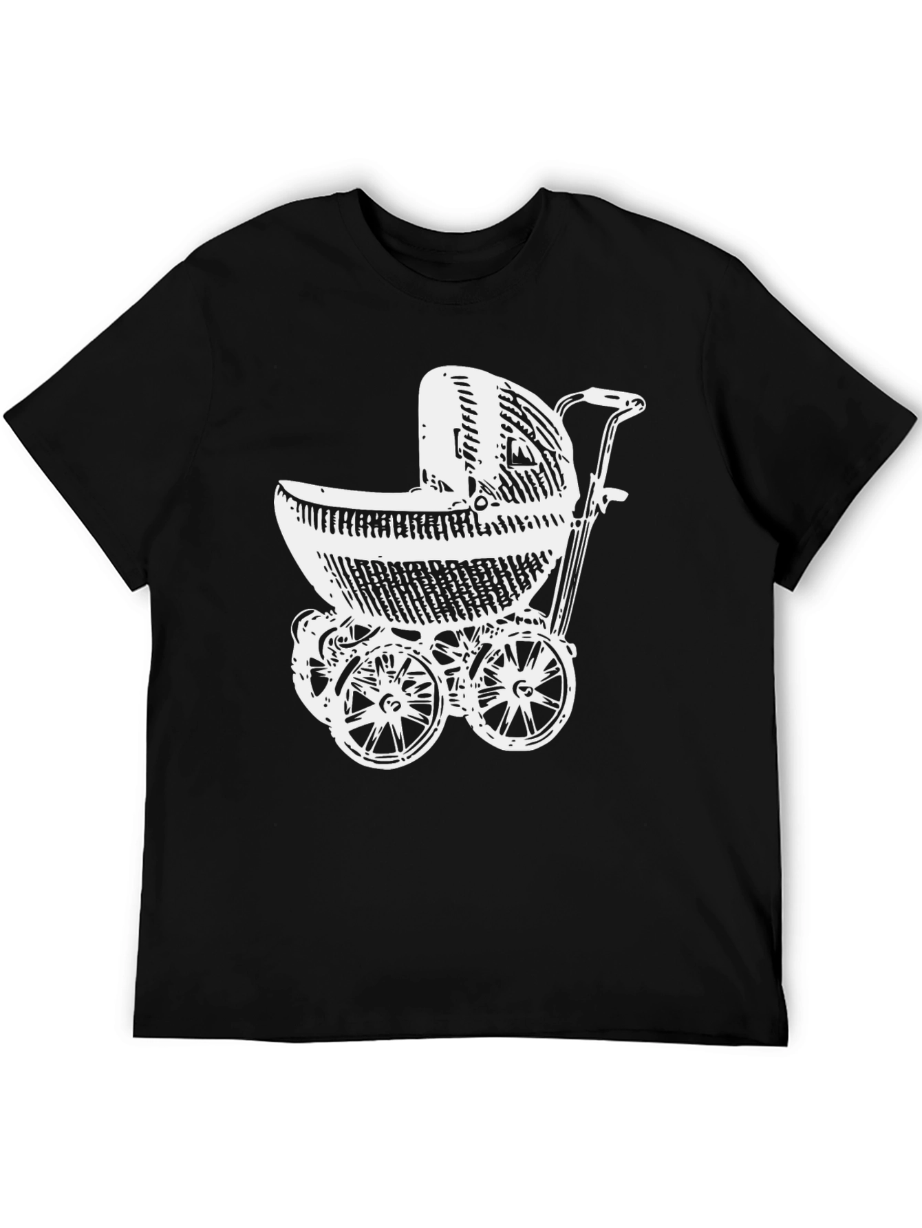 Retro Stroller Graphic T-Shirt - Classic Cool!