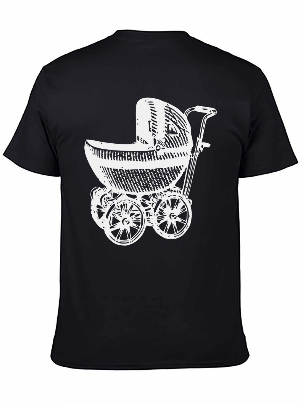 Retro Stroller Graphic T-Shirt - Classic Cool!