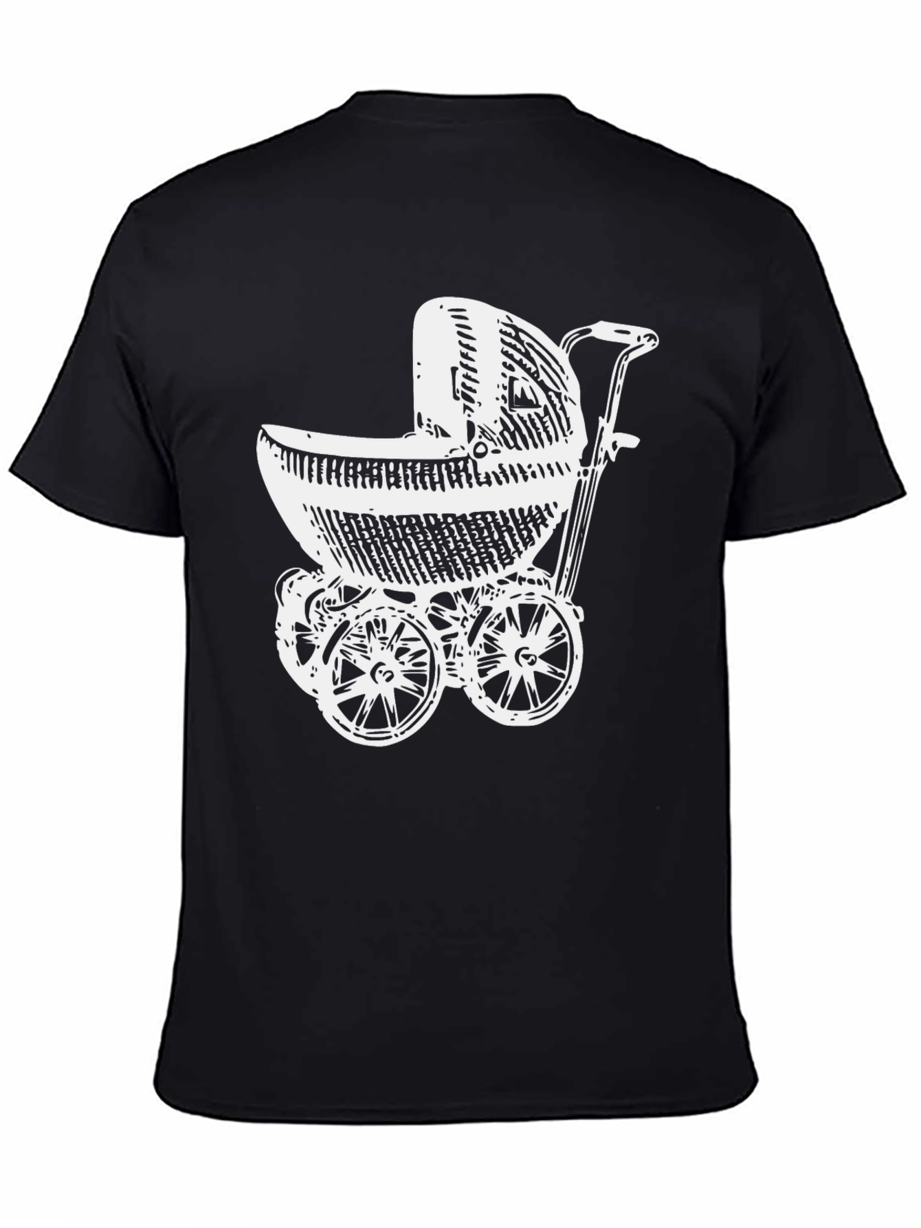 Retro Stroller Graphic T-Shirt - Classic Cool!