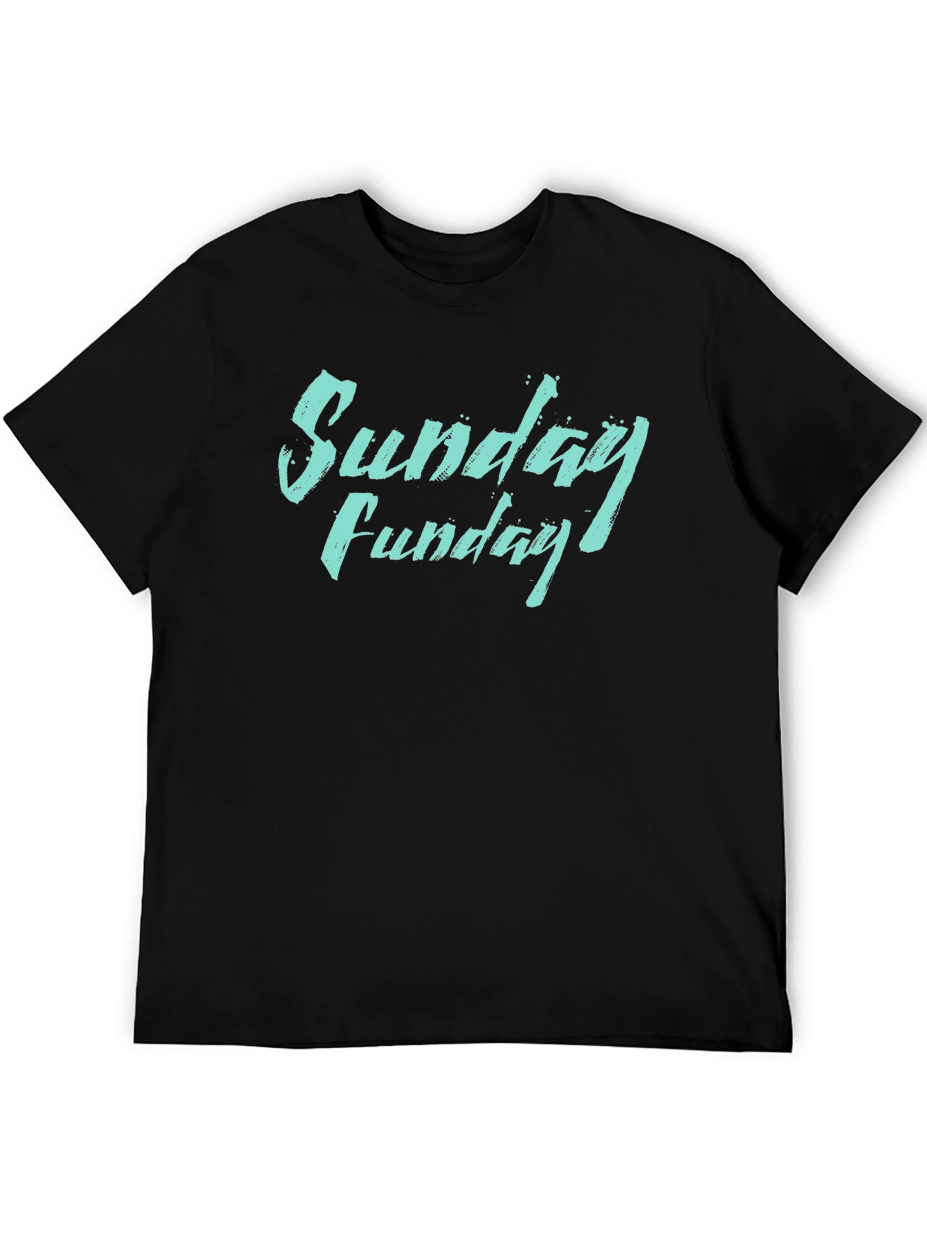 Sunday Funday Black Graphic Tee