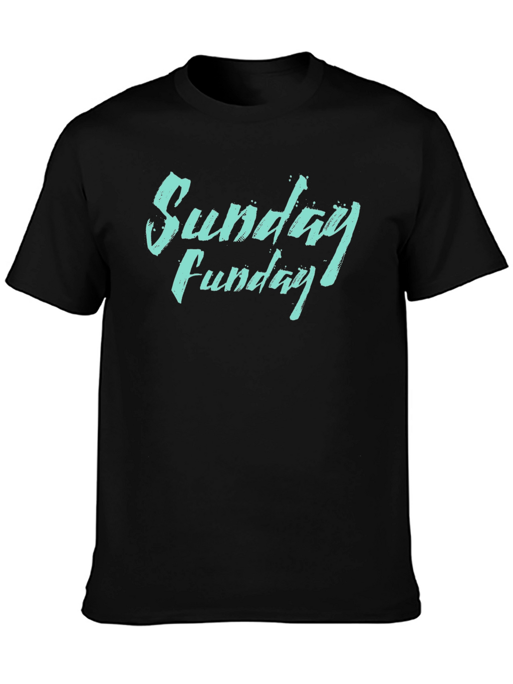 Sunday Funday Black Graphic Tee