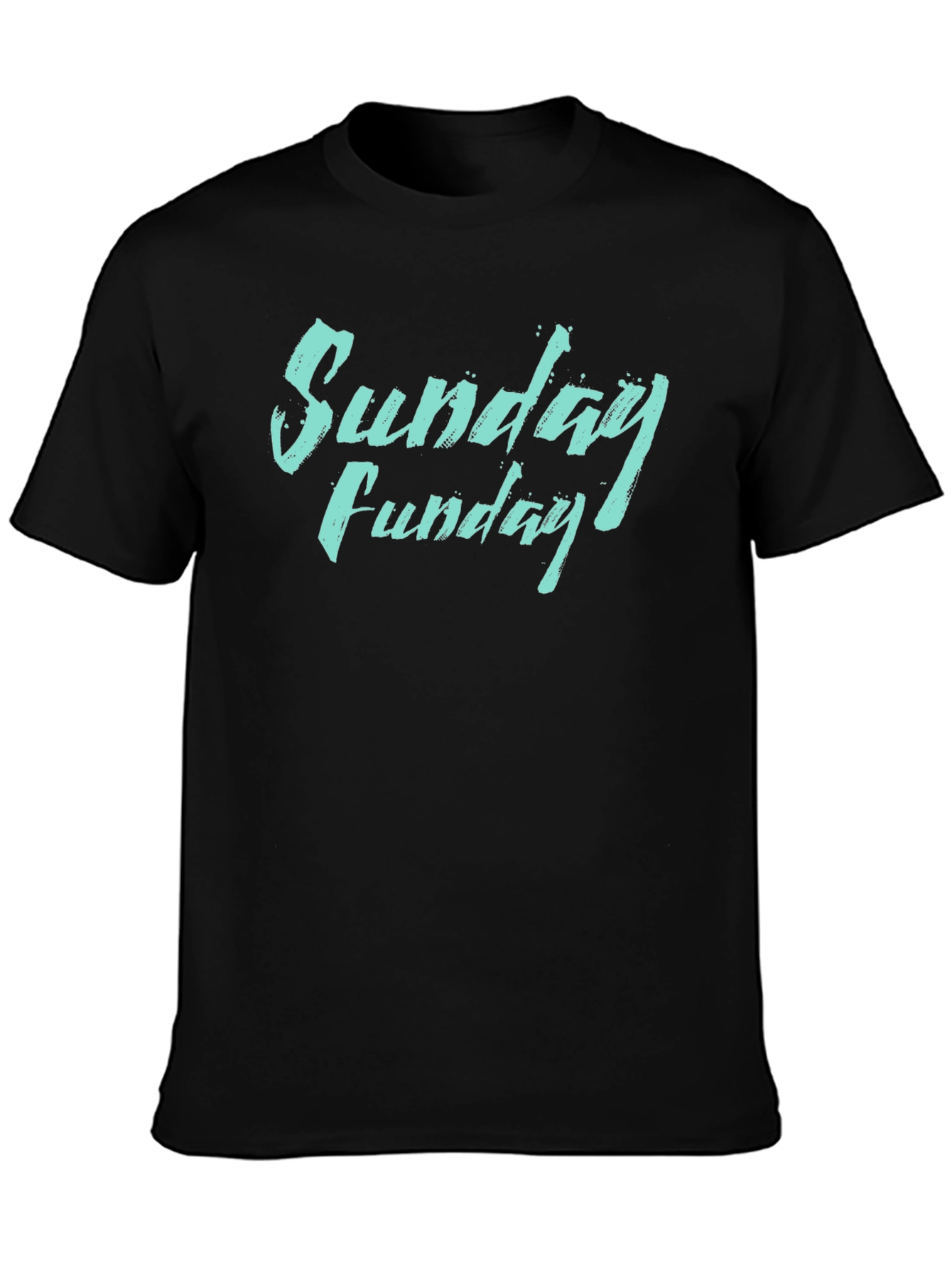 Sunday Funday Black Graphic Tee