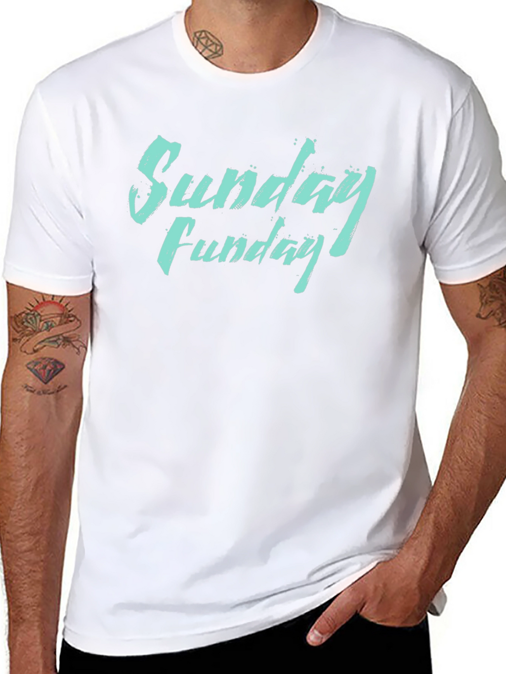Sunday Funday Black Graphic Tee