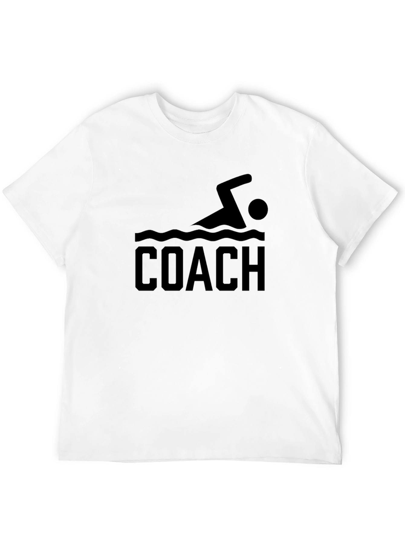 Swimming Coach T-Shirt - Sporty Design