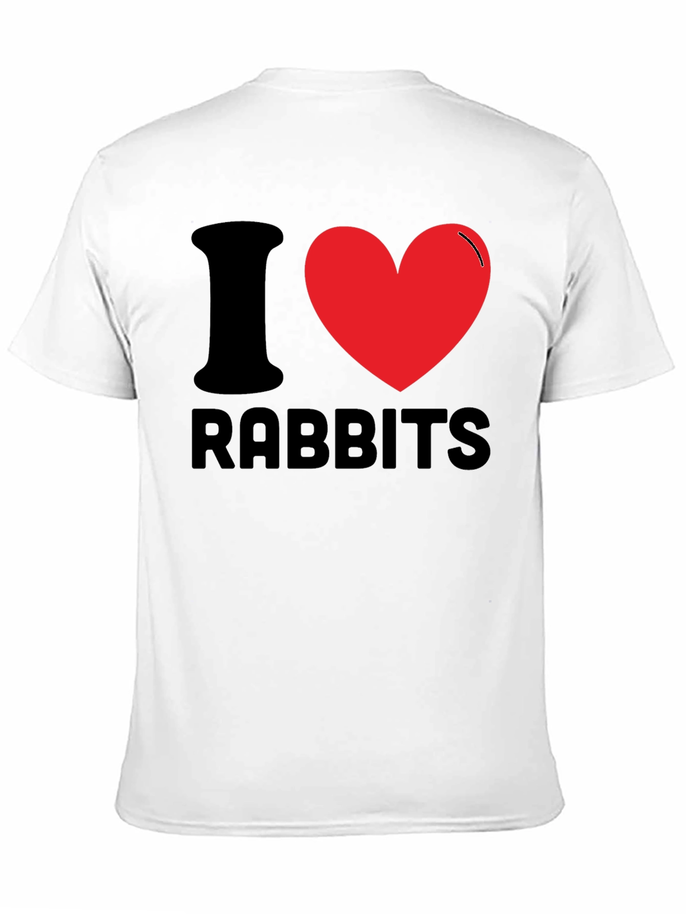 I Love Rabbits T-Shirt - Fun Novelty Tee
