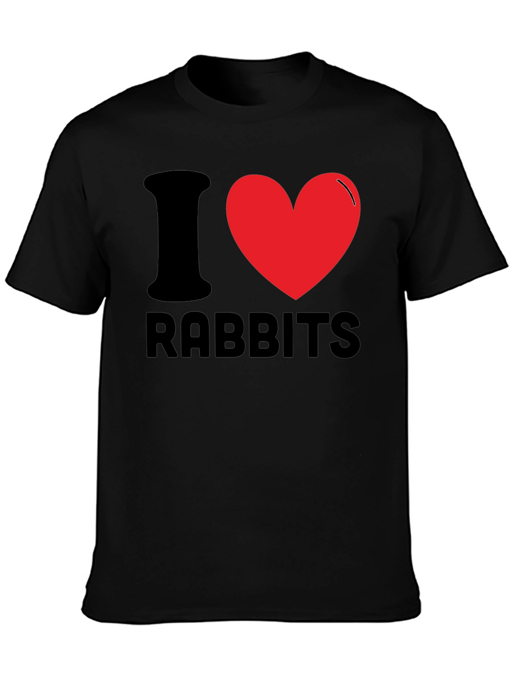I Love Rabbits T-Shirt - Fun Novelty Tee