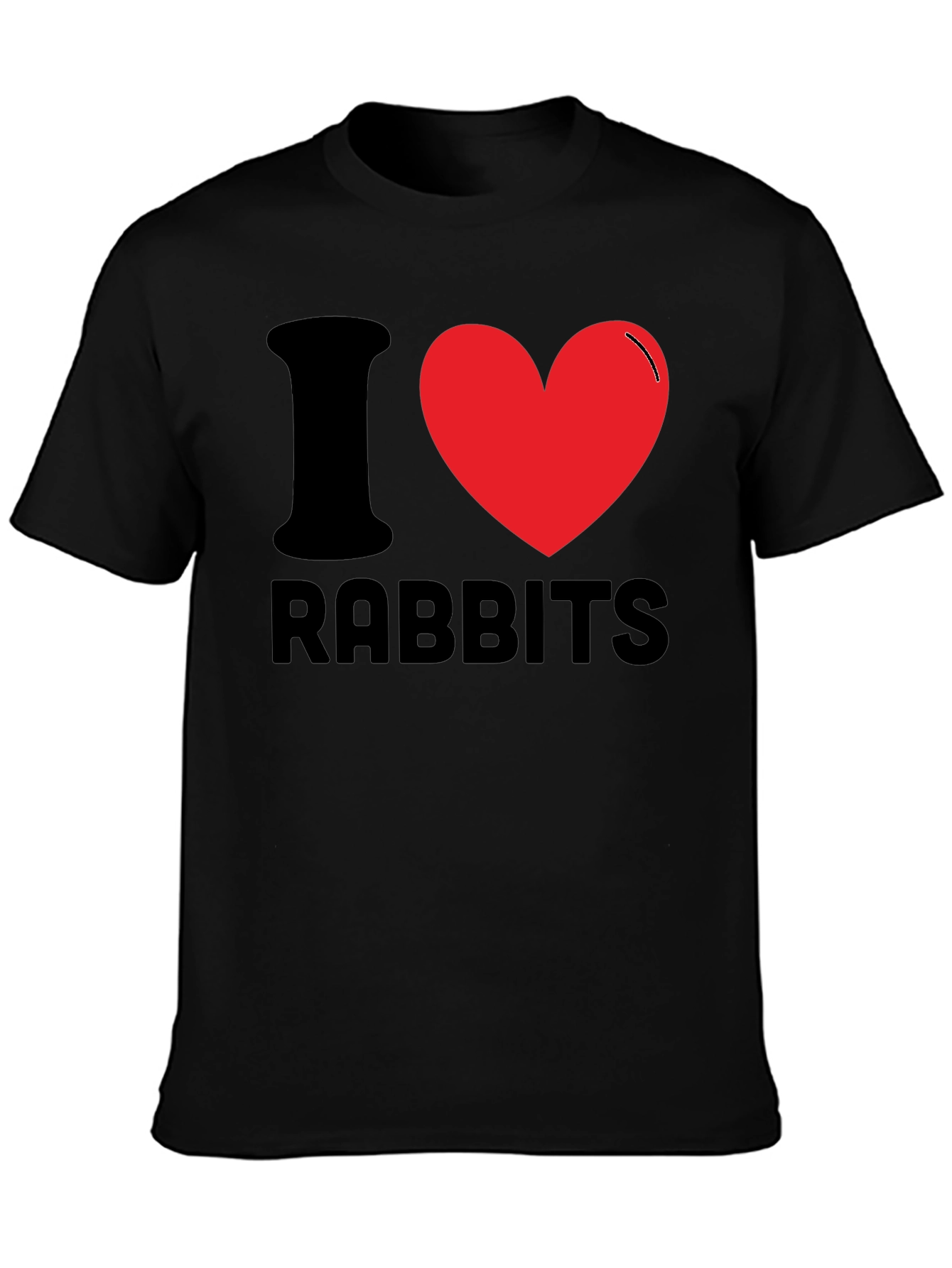 I Love Rabbits T-Shirt - Fun Novelty Tee