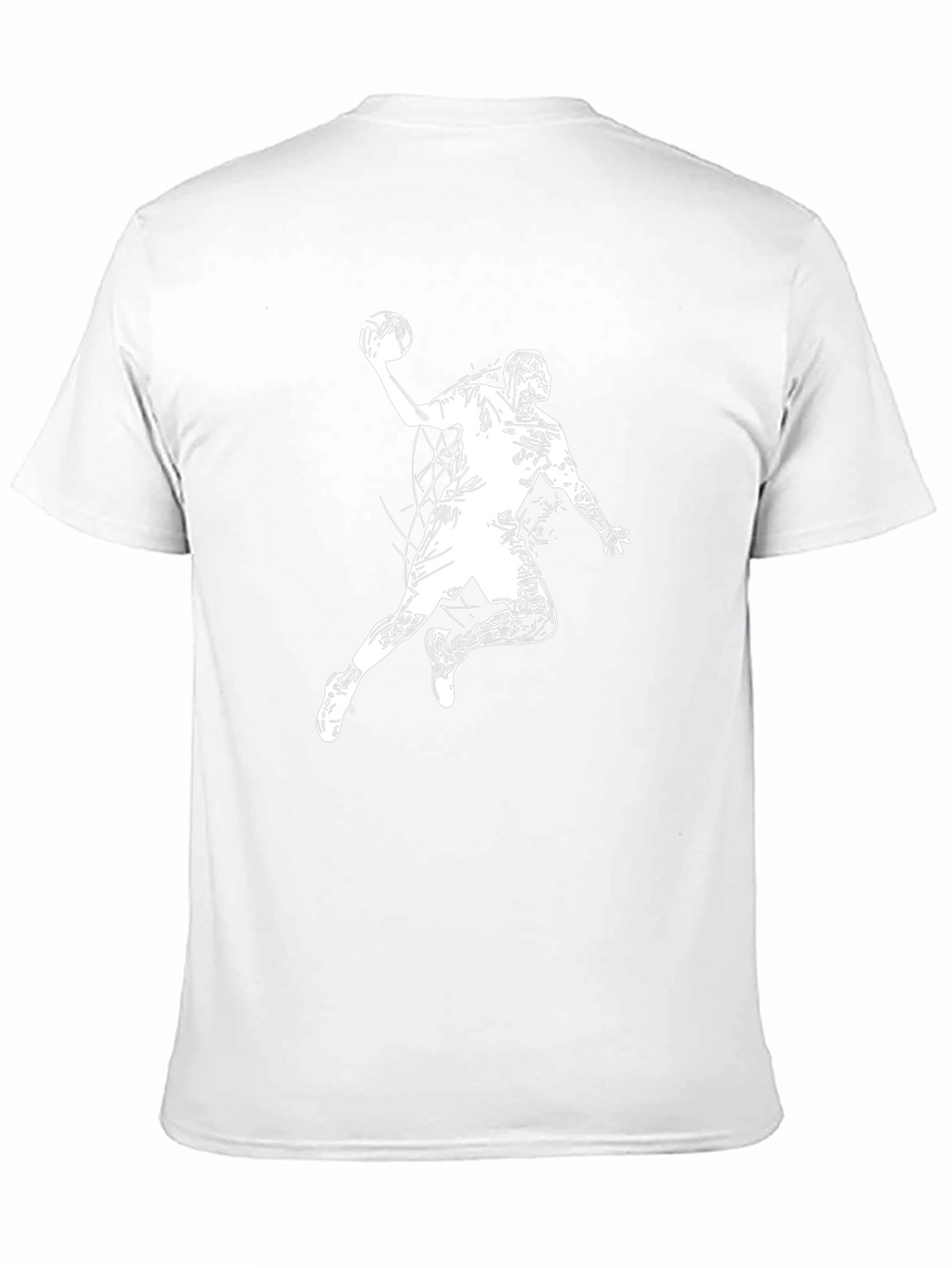 Handball Player Graphic Tee - Black