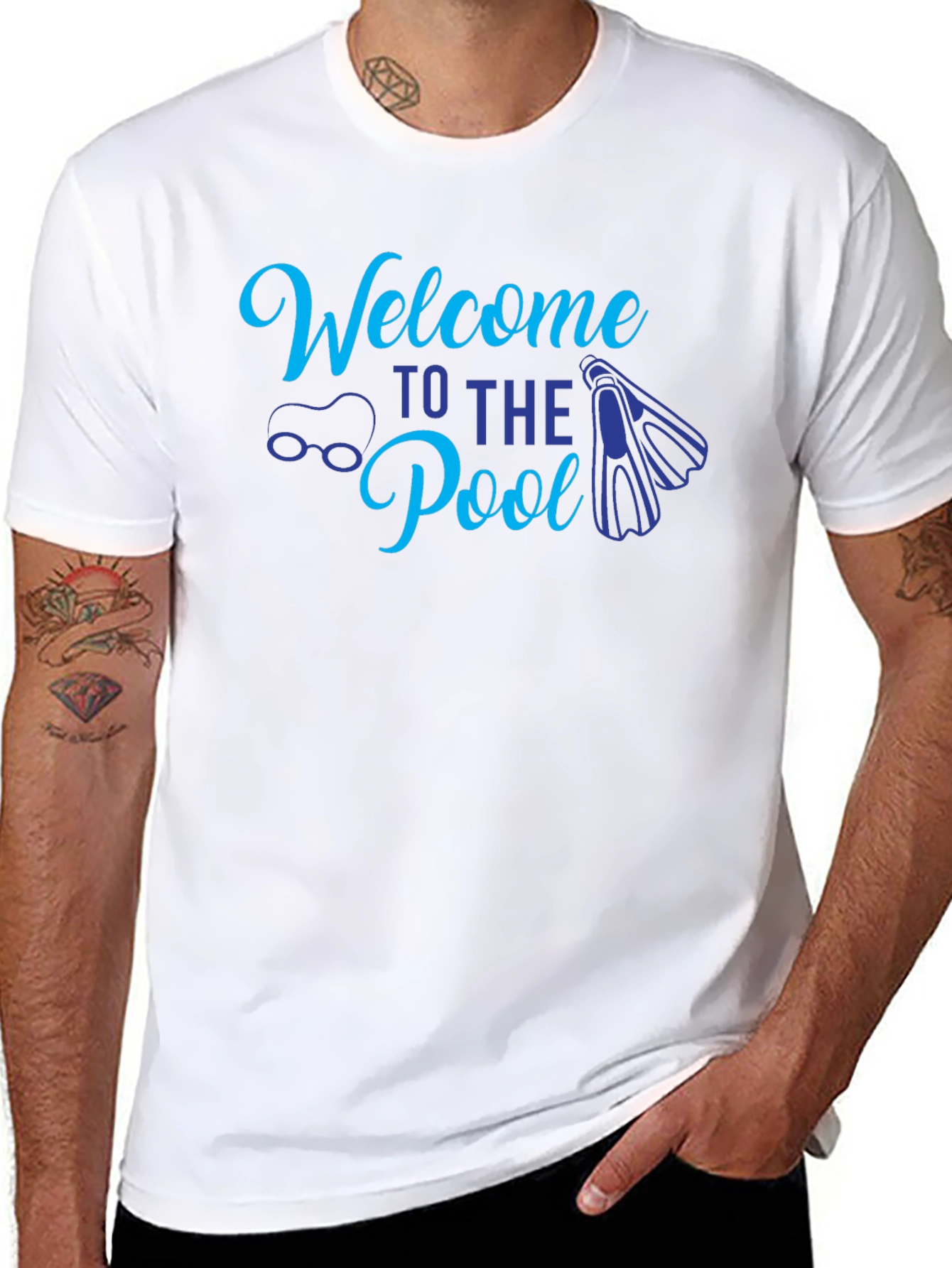 Welcome to the Pool Graphic Tee