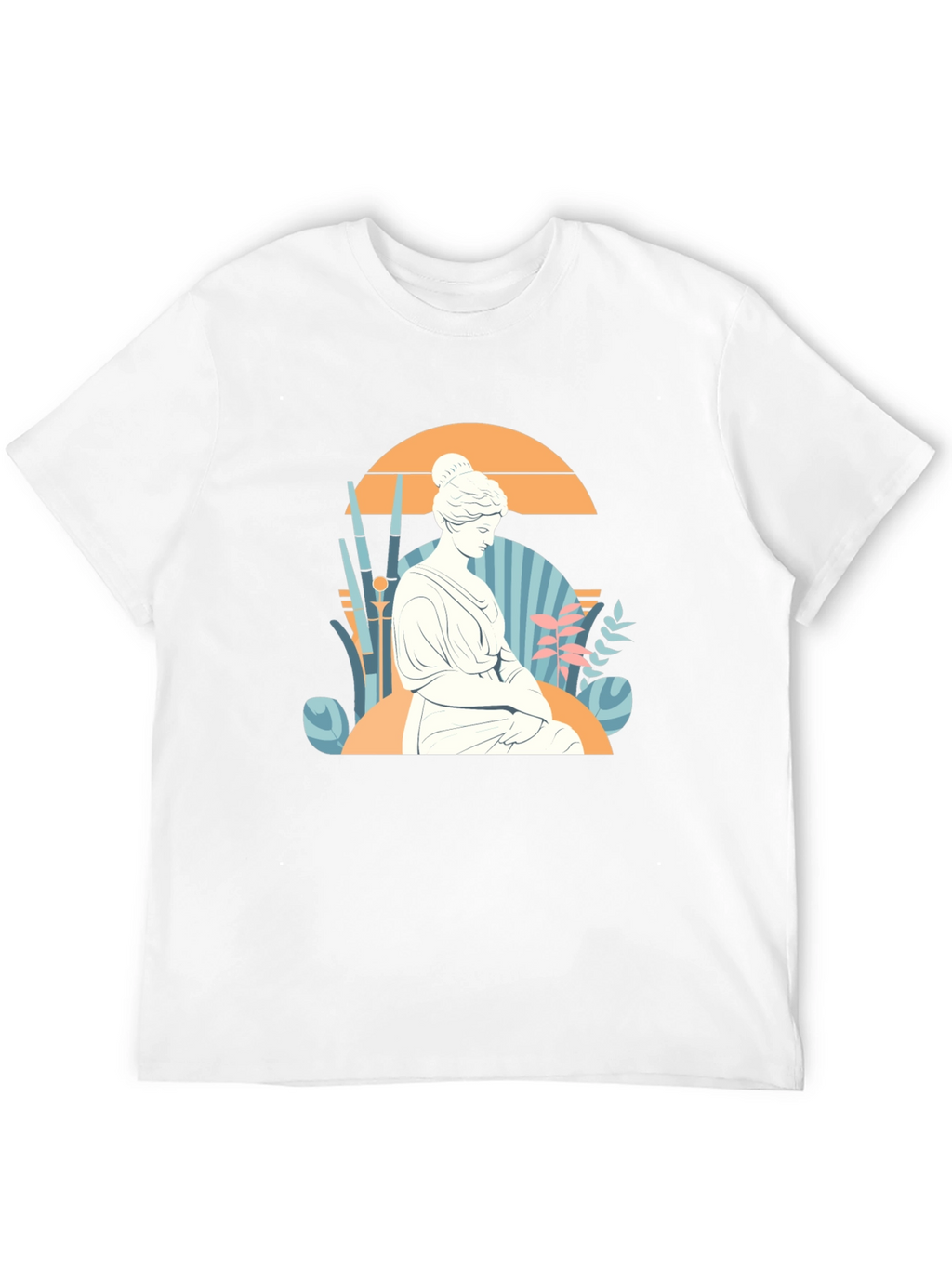 Statue Graphic Tee - Black Unisex T-Shirt