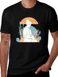 Statue Graphic Tee - Black Unisex T-Shirt