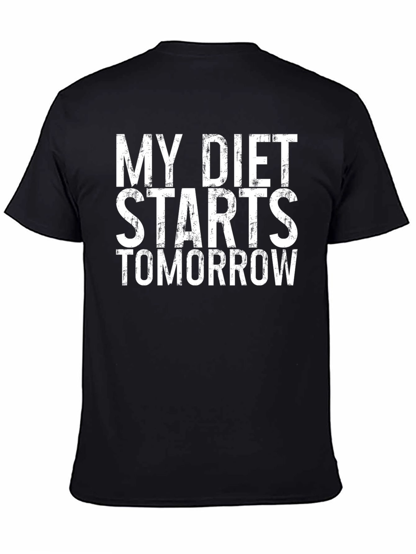Funny Diet T-Shirt - Starts Tomorrow Tee