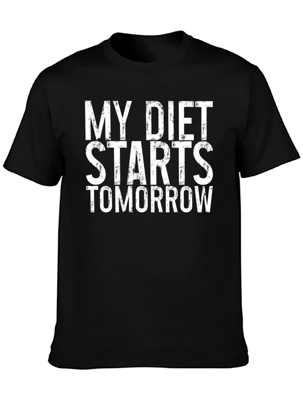 Funny Diet T-Shirt - Starts Tomorrow Tee