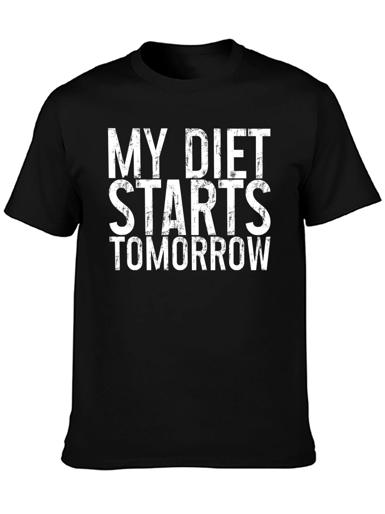 Funny Diet T-Shirt - Starts Tomorrow Tee