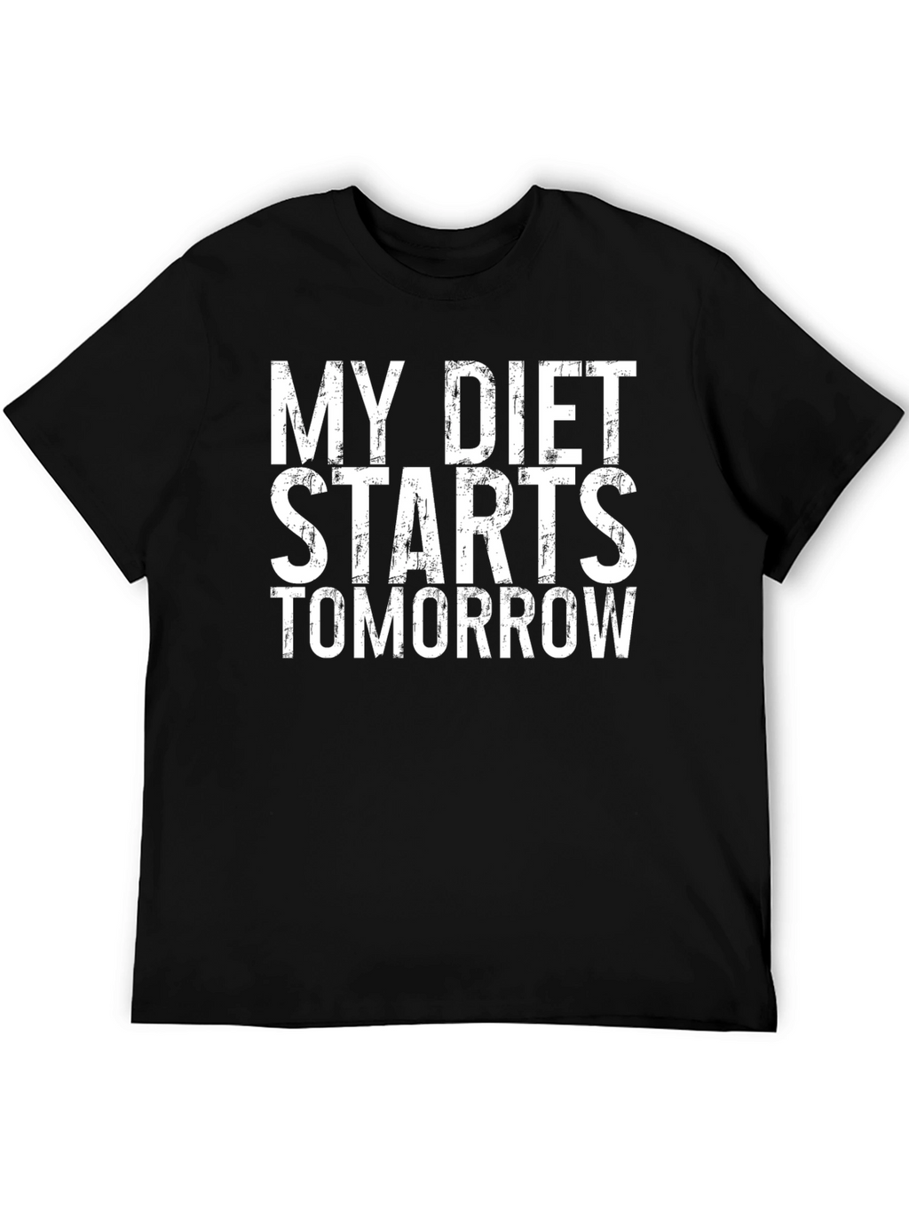 Funny Diet T-Shirt - Starts Tomorrow Tee