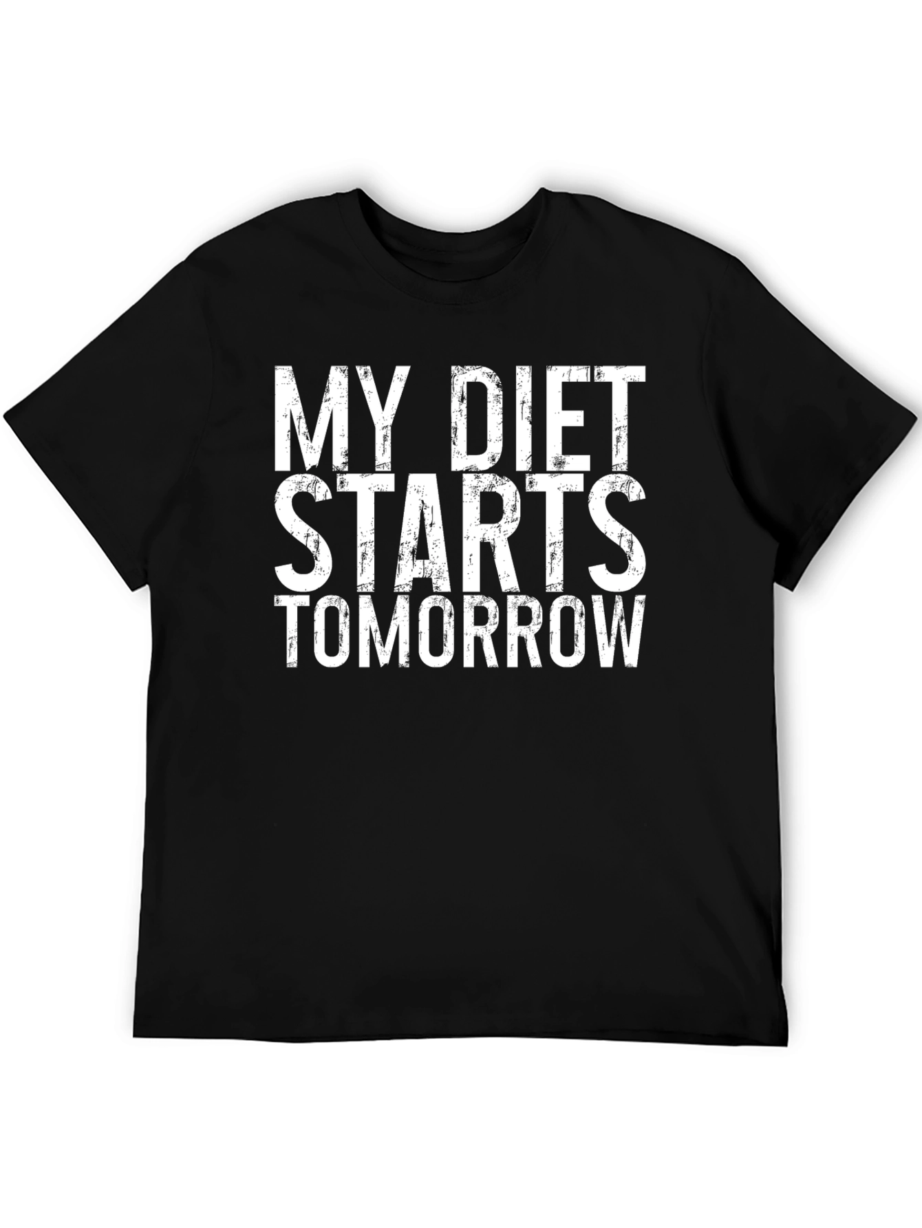 Funny Diet T-Shirt - Starts Tomorrow Tee