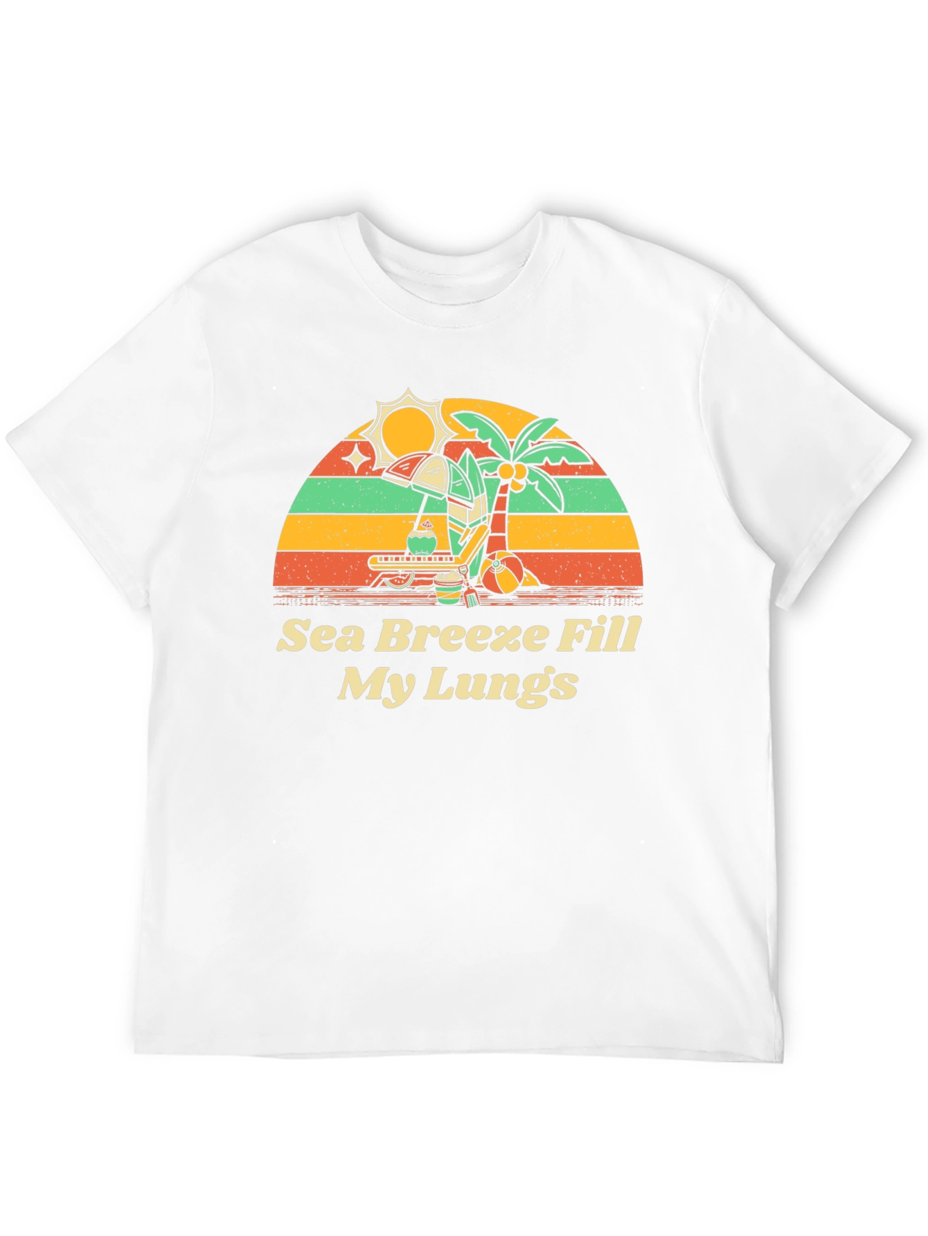 Sea Breeze Graphic Tee - Beach Vibes Shirt