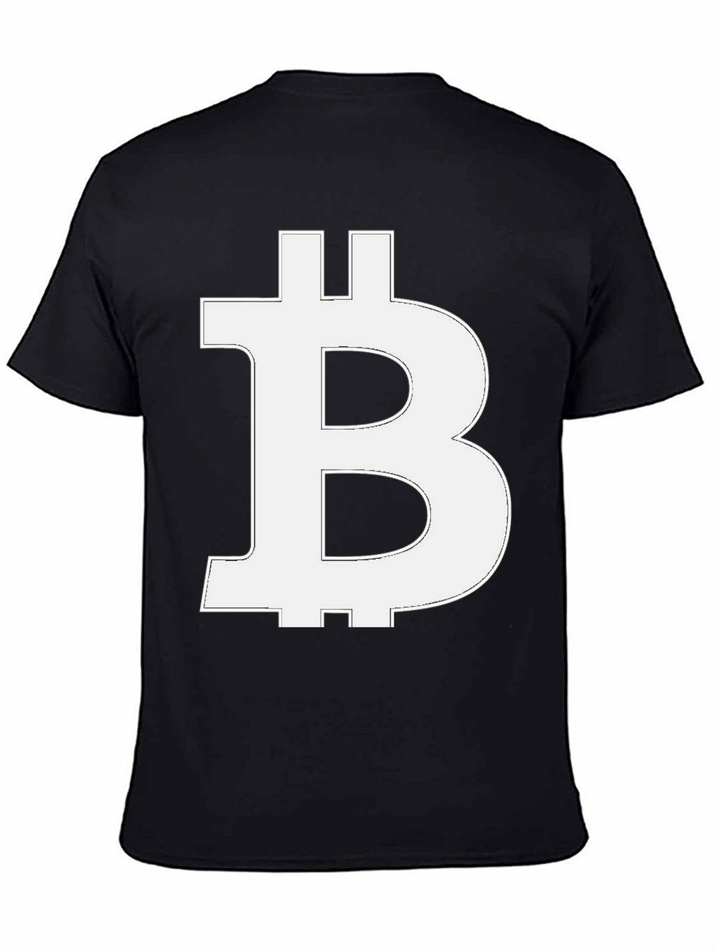 Bitcoin Logo Graphic Tee - Black Crypto T-Shirt