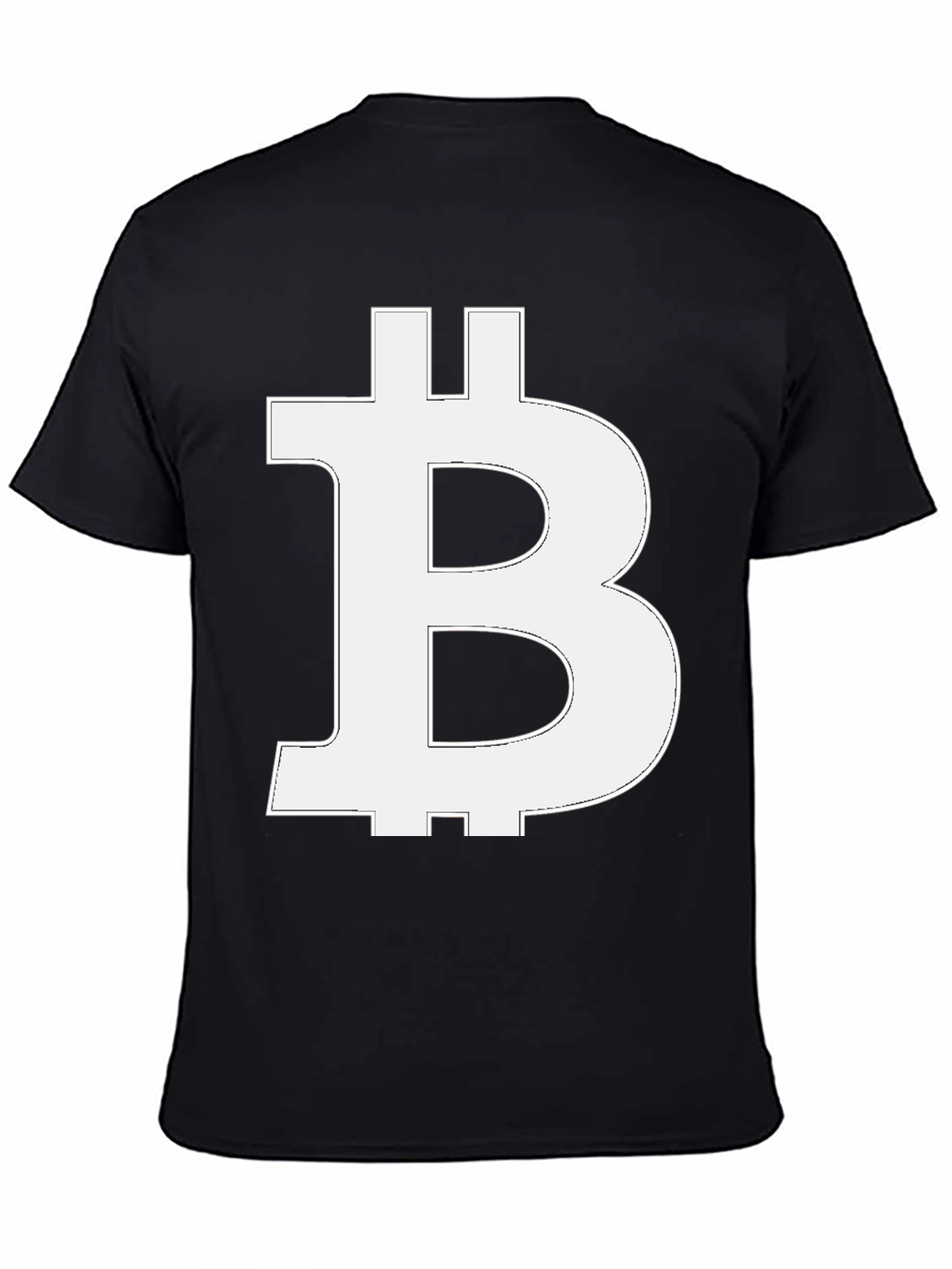 Bitcoin Logo Graphic Tee - Black Crypto T-Shirt