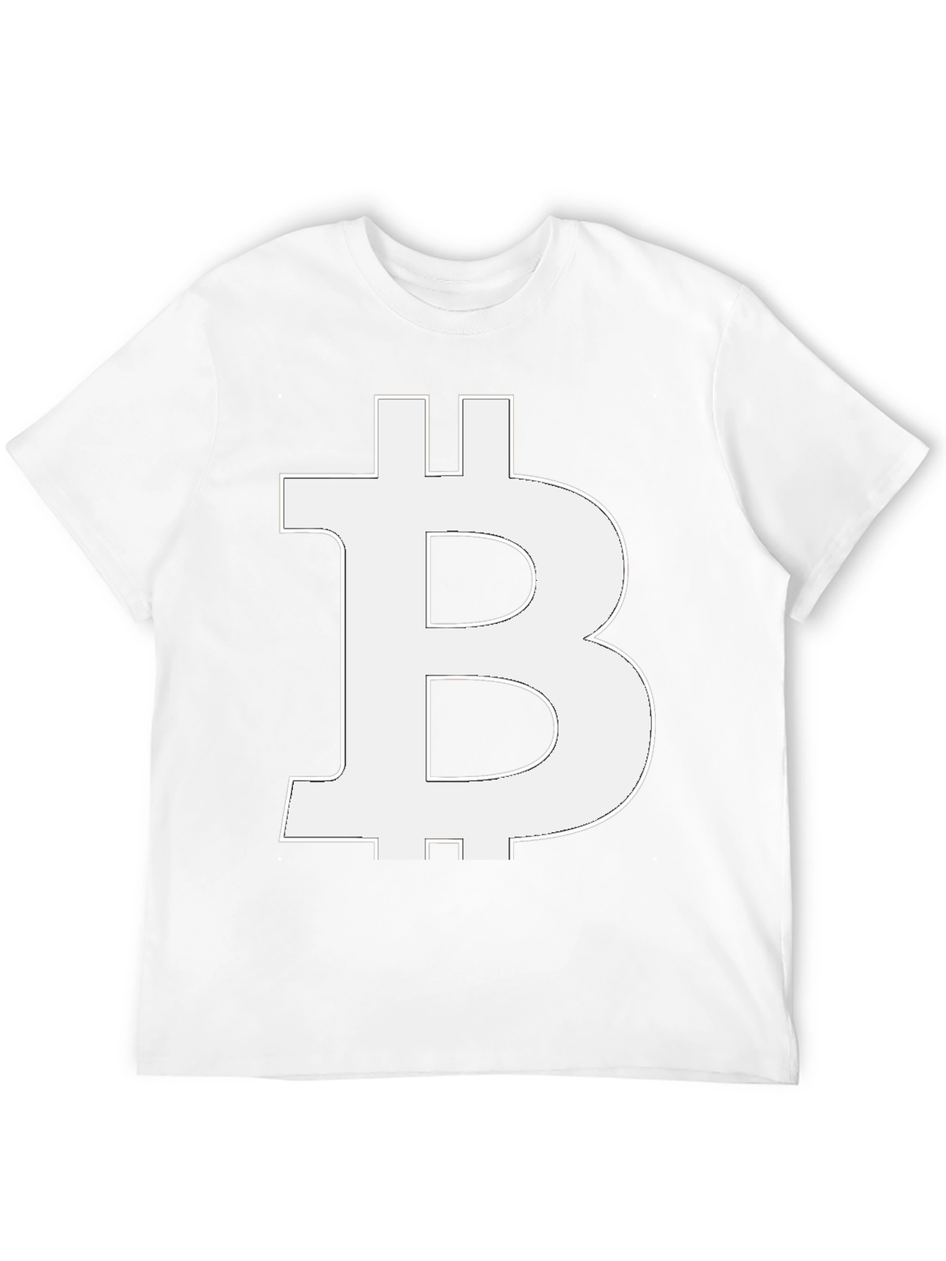 Bitcoin Logo Graphic Tee - Black Crypto T-Shirt