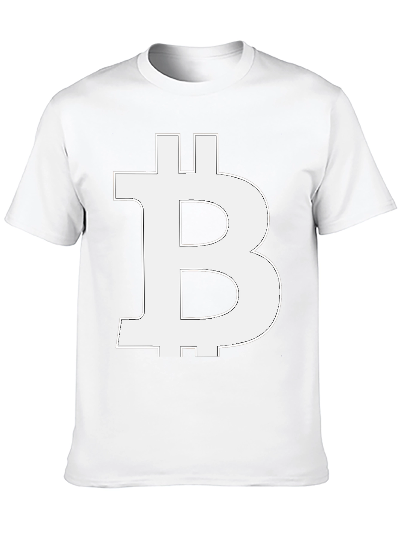 Bitcoin Logo Graphic Tee - Black Crypto T-Shirt