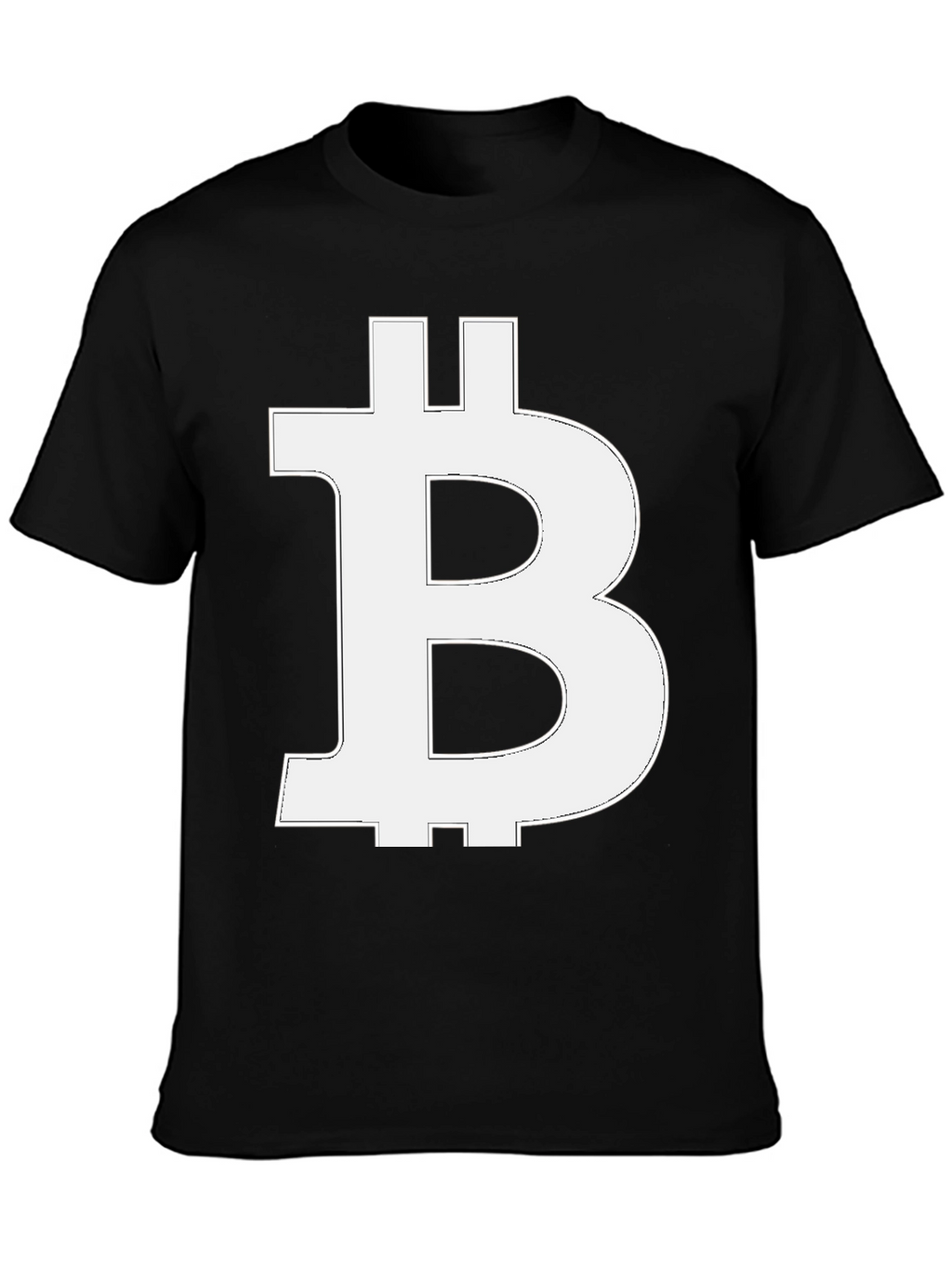 Bitcoin Logo Graphic Tee - Black Crypto T-Shirt