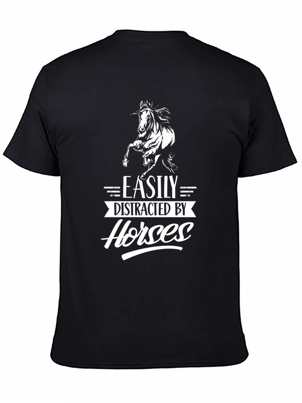 Easily Distracted by Horses Graphic Tee