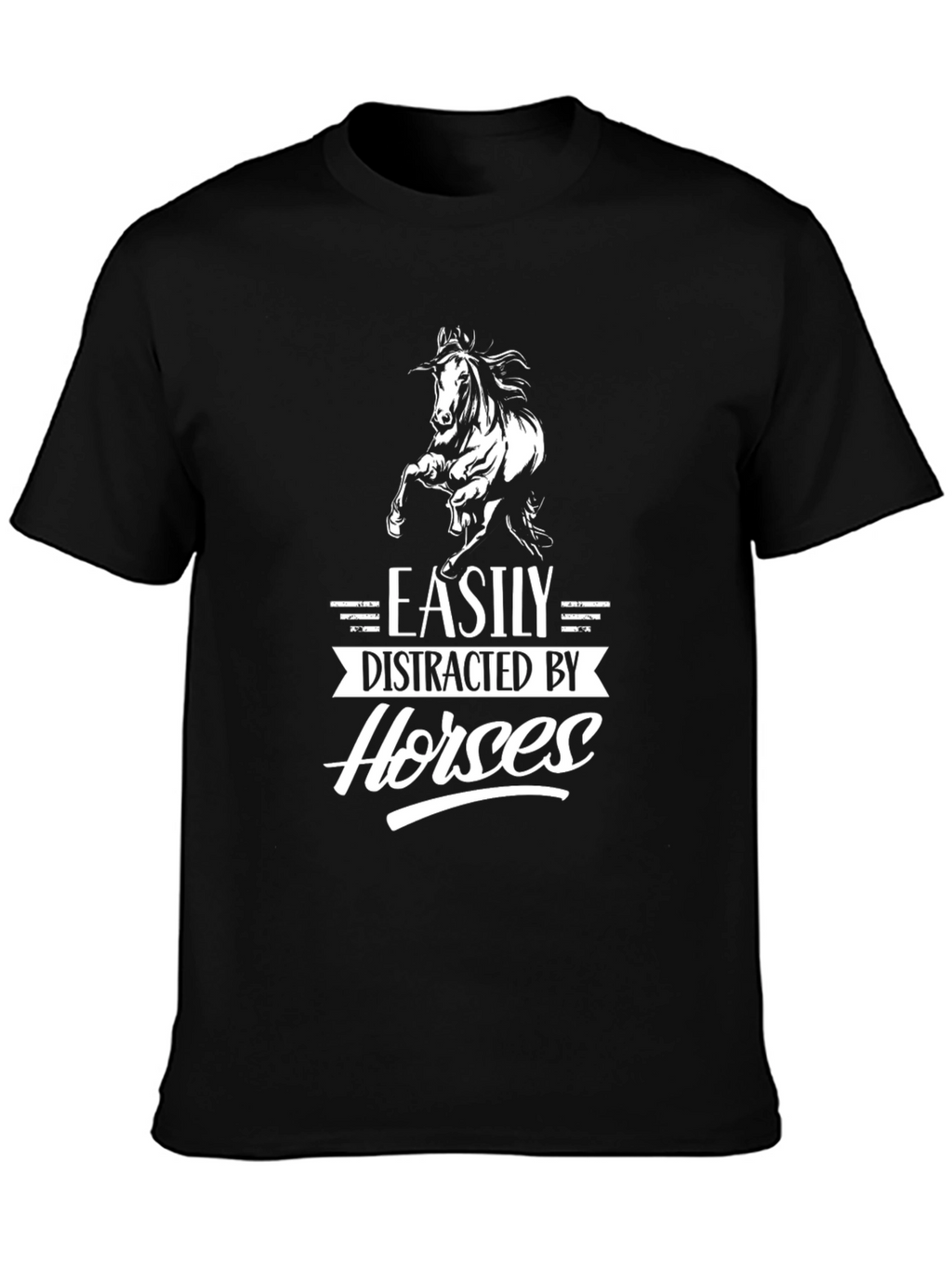 Easily Distracted by Horses Graphic Tee