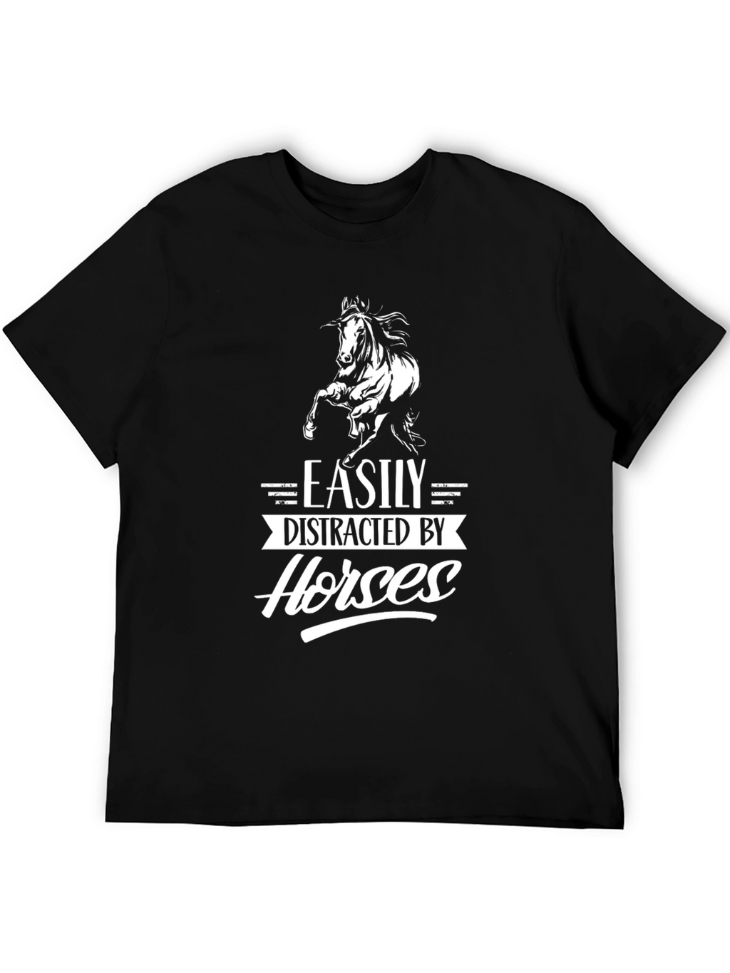 Easily Distracted by Horses Graphic Tee