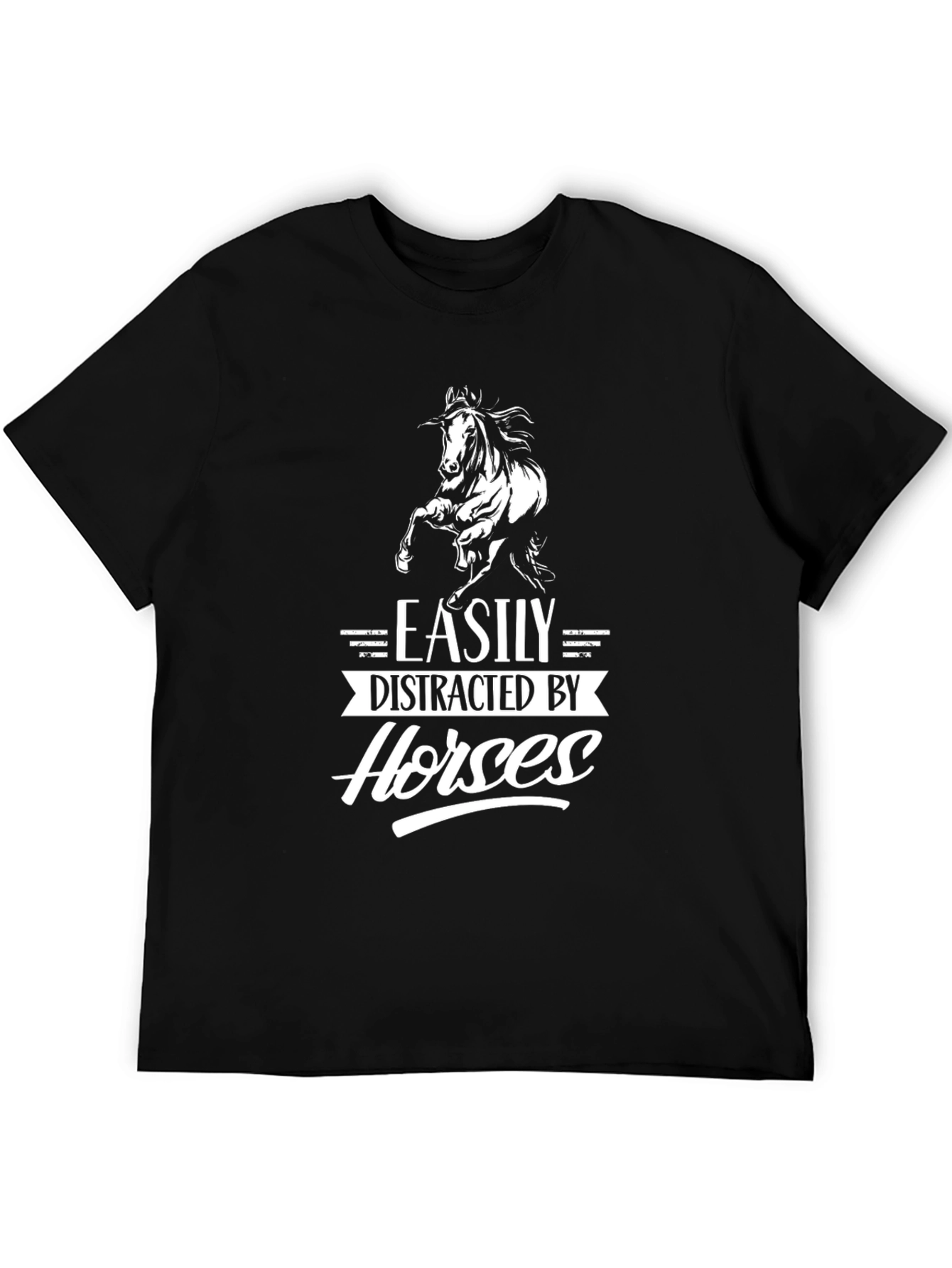 Easily Distracted by Horses Graphic Tee