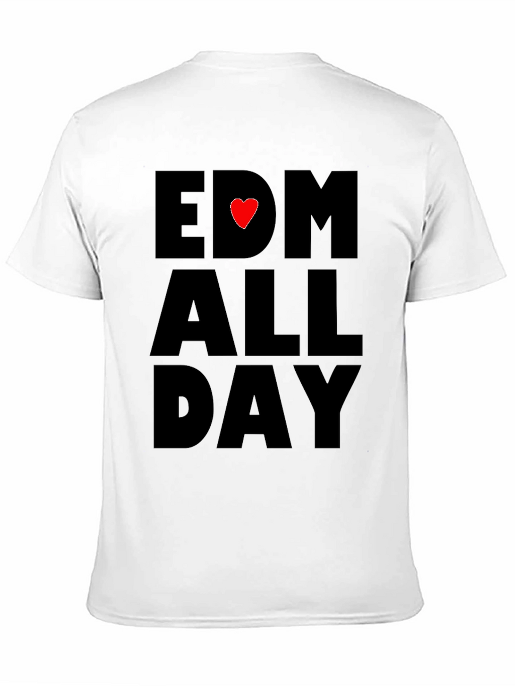 EDM Heartbeat All Day Black T-Shirt