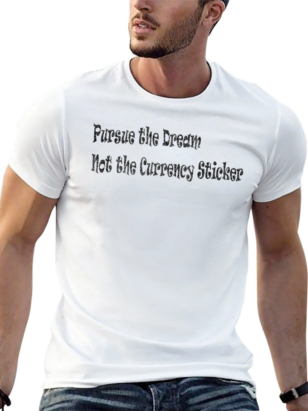 Pursue the Dream T-Shirt - Motivational Black Tee
