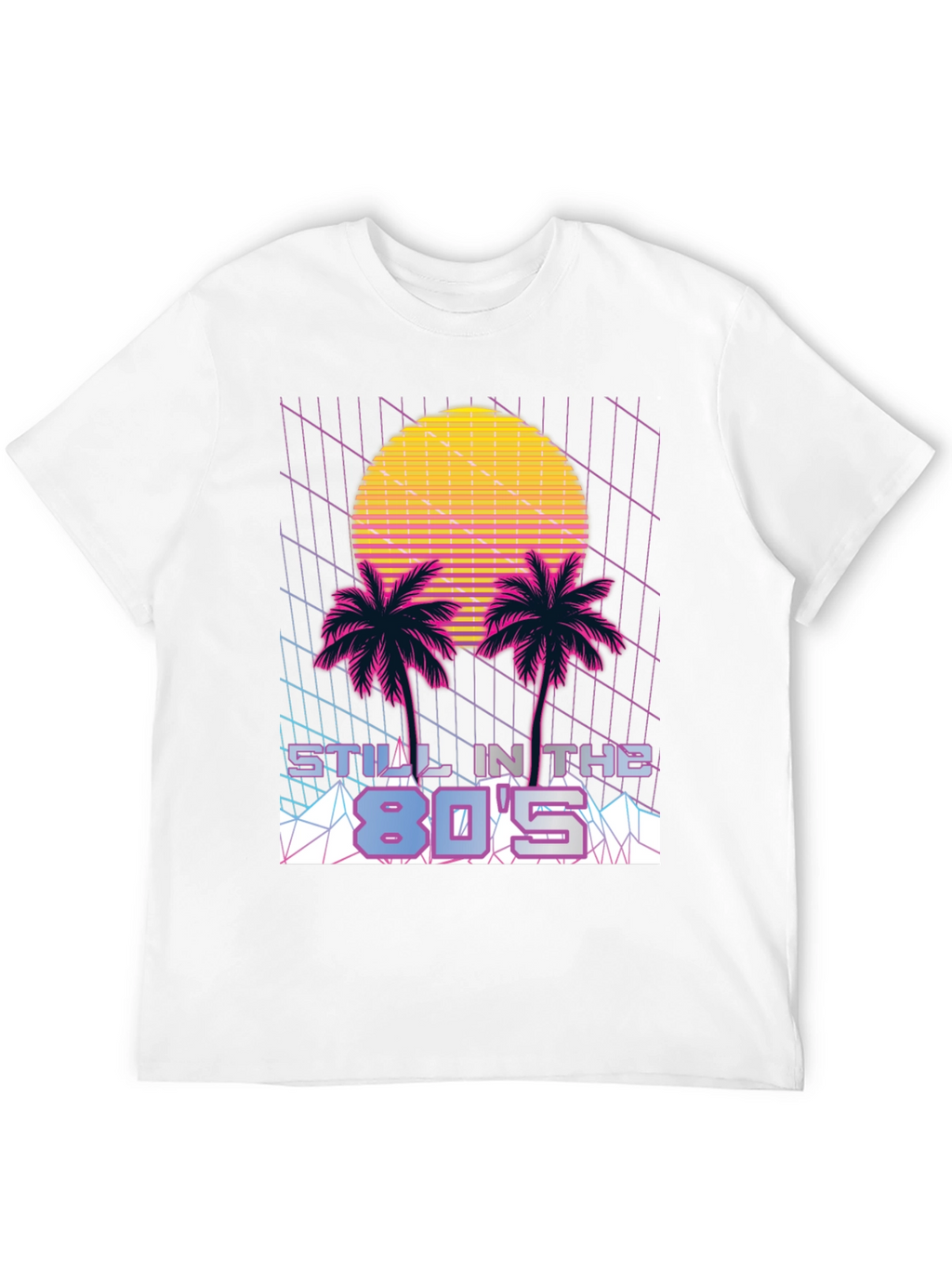 Retro 80s Sunset Palm T-Shirt