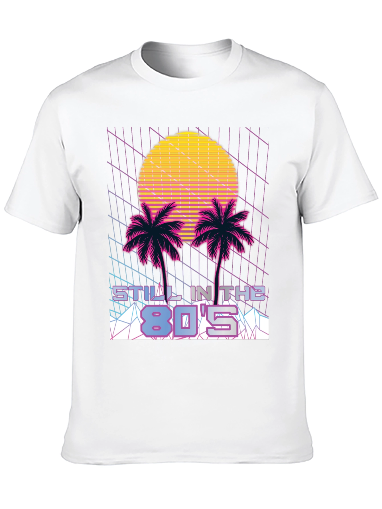 Retro 80s Sunset Palm T-Shirt