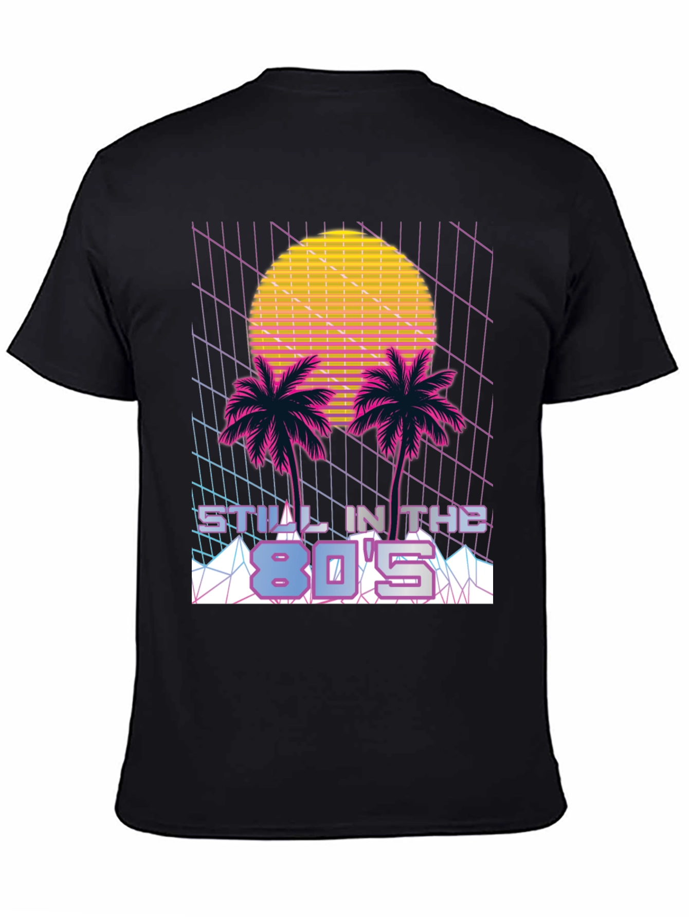 Retro 80s Sunset Palm T-Shirt