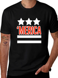 ‘Merica Patriotic Graphic T-Shirt