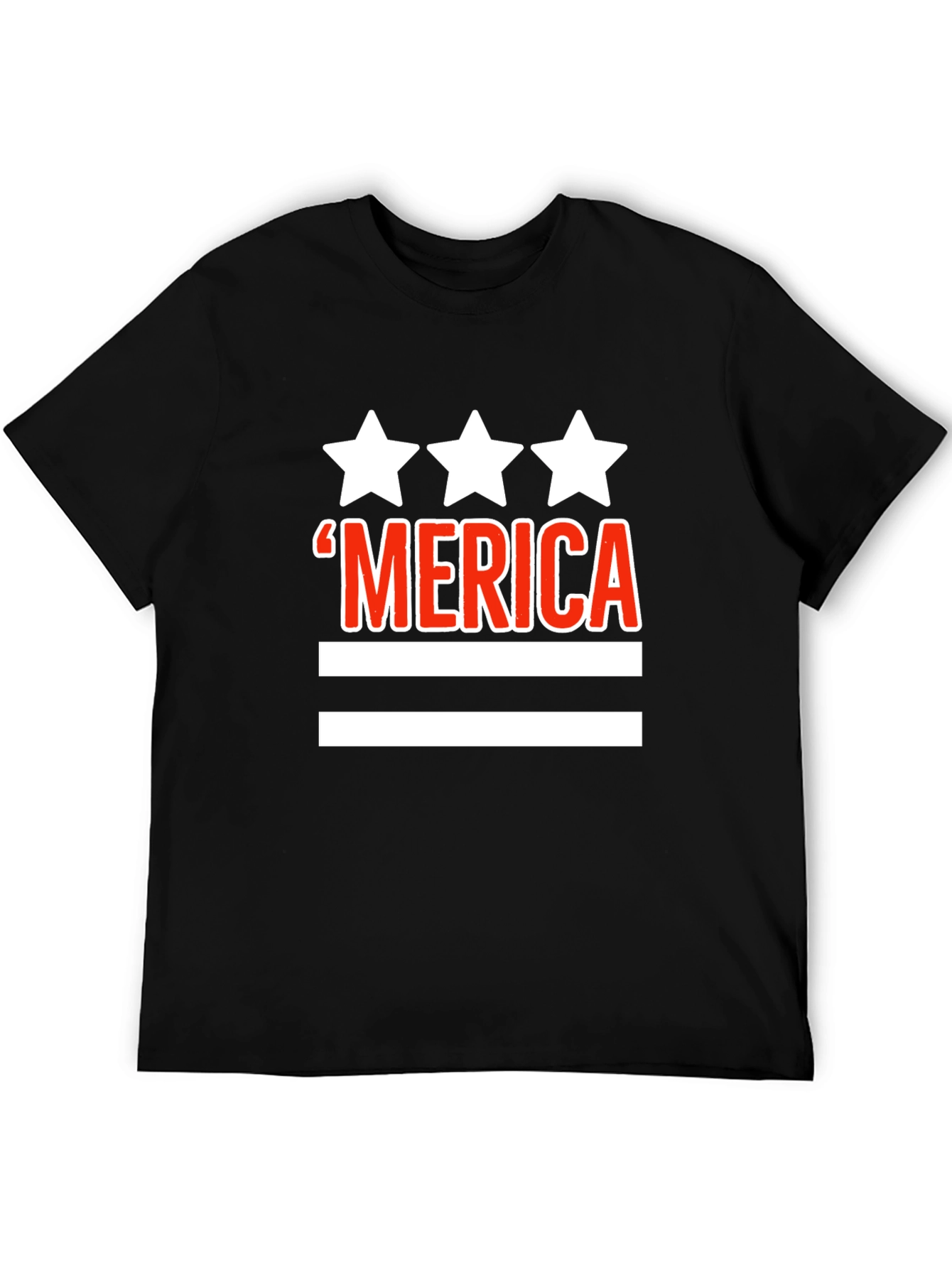 ‘Merica Patriotic Graphic T-Shirt