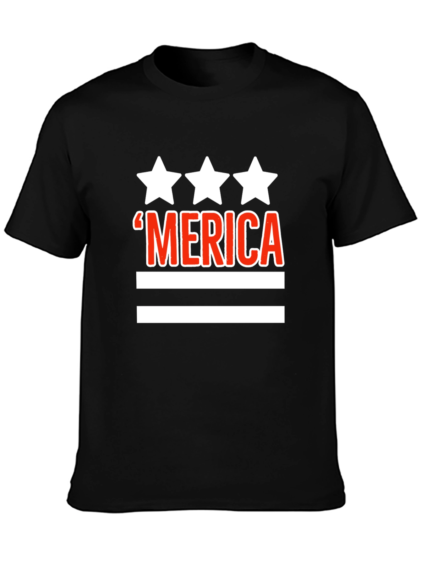 ‘Merica Patriotic Graphic T-Shirt