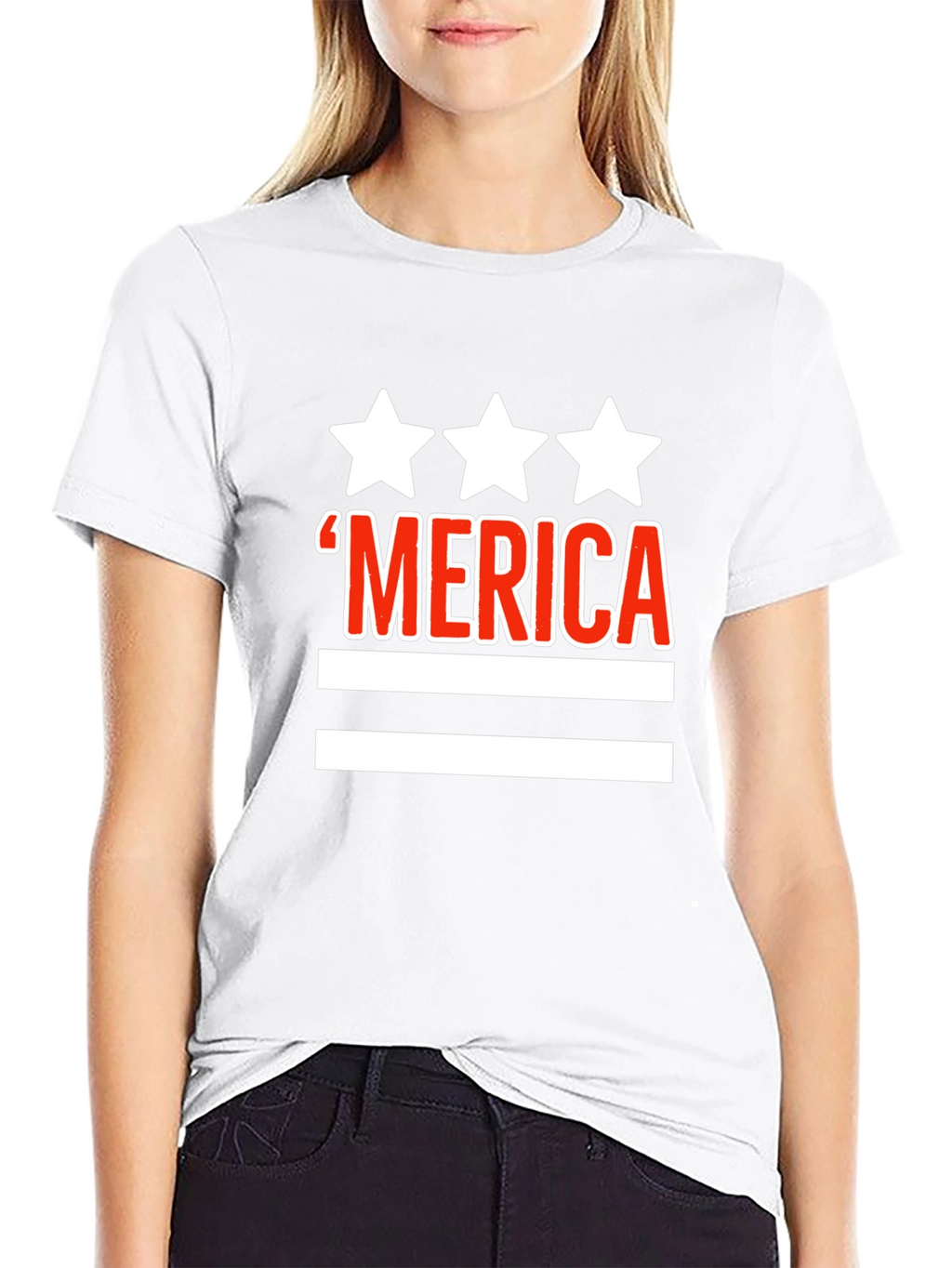 ‘Merica Patriotic Graphic T-Shirt