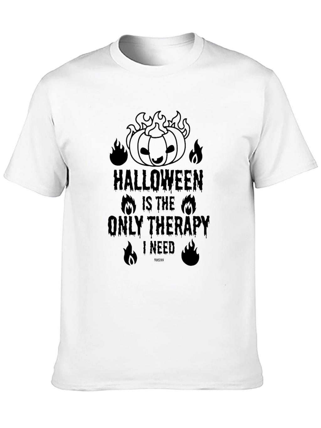 Halloween Therapy Graphic T-Shirt