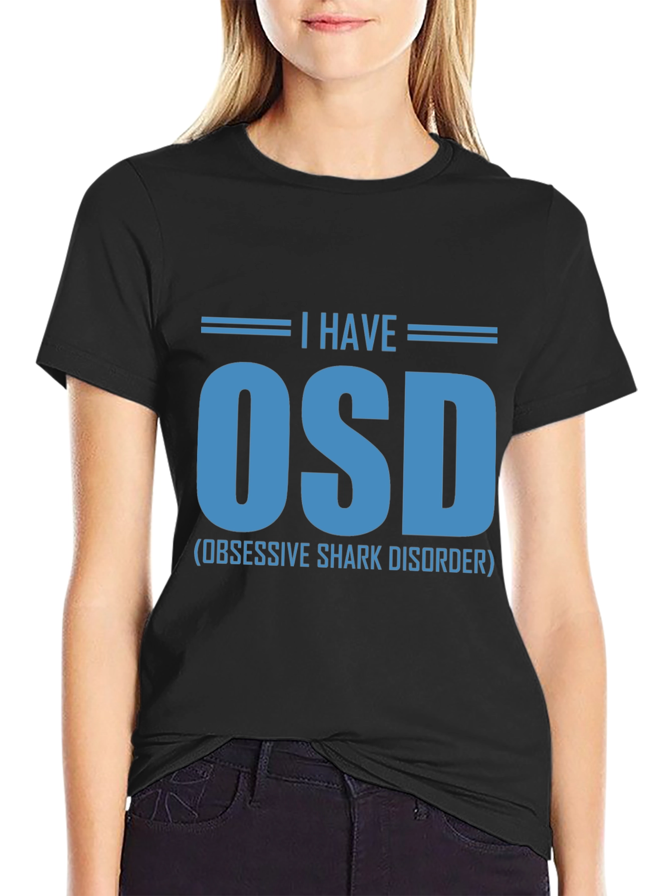 Obsessive Shark Disorder T-Shirt - OSD Funny Tee