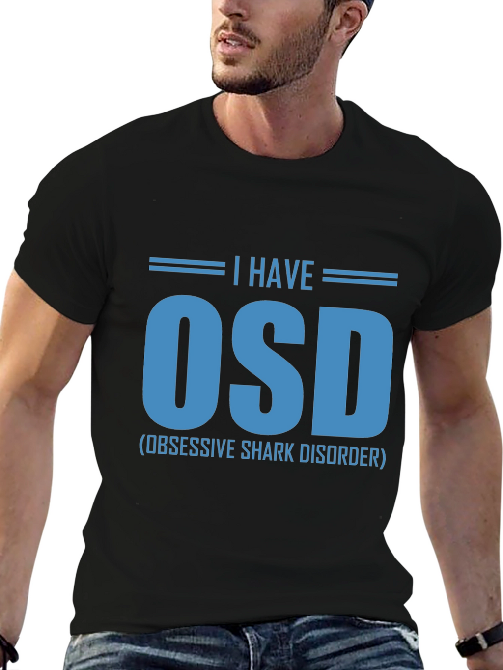 Obsessive Shark Disorder T-Shirt - OSD Funny Tee