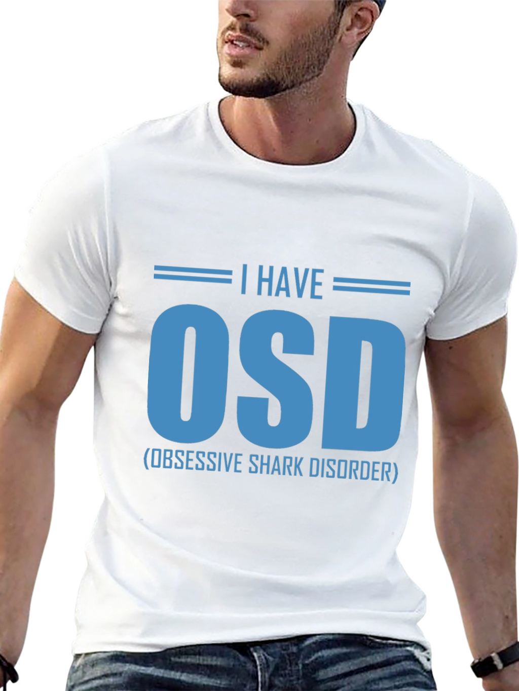 Obsessive Shark Disorder T-Shirt - OSD Funny Tee