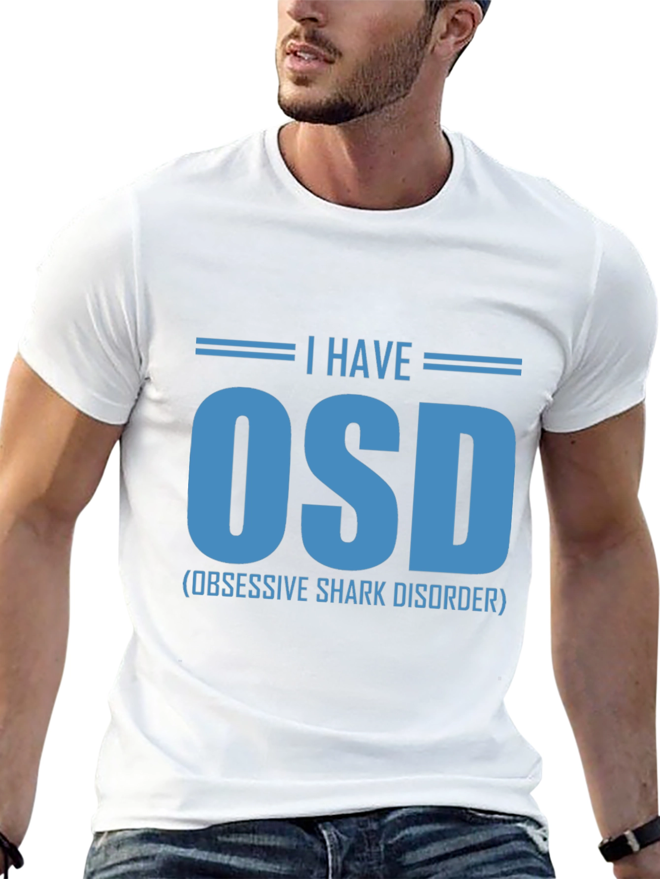 Obsessive Shark Disorder T-Shirt - OSD Funny Tee