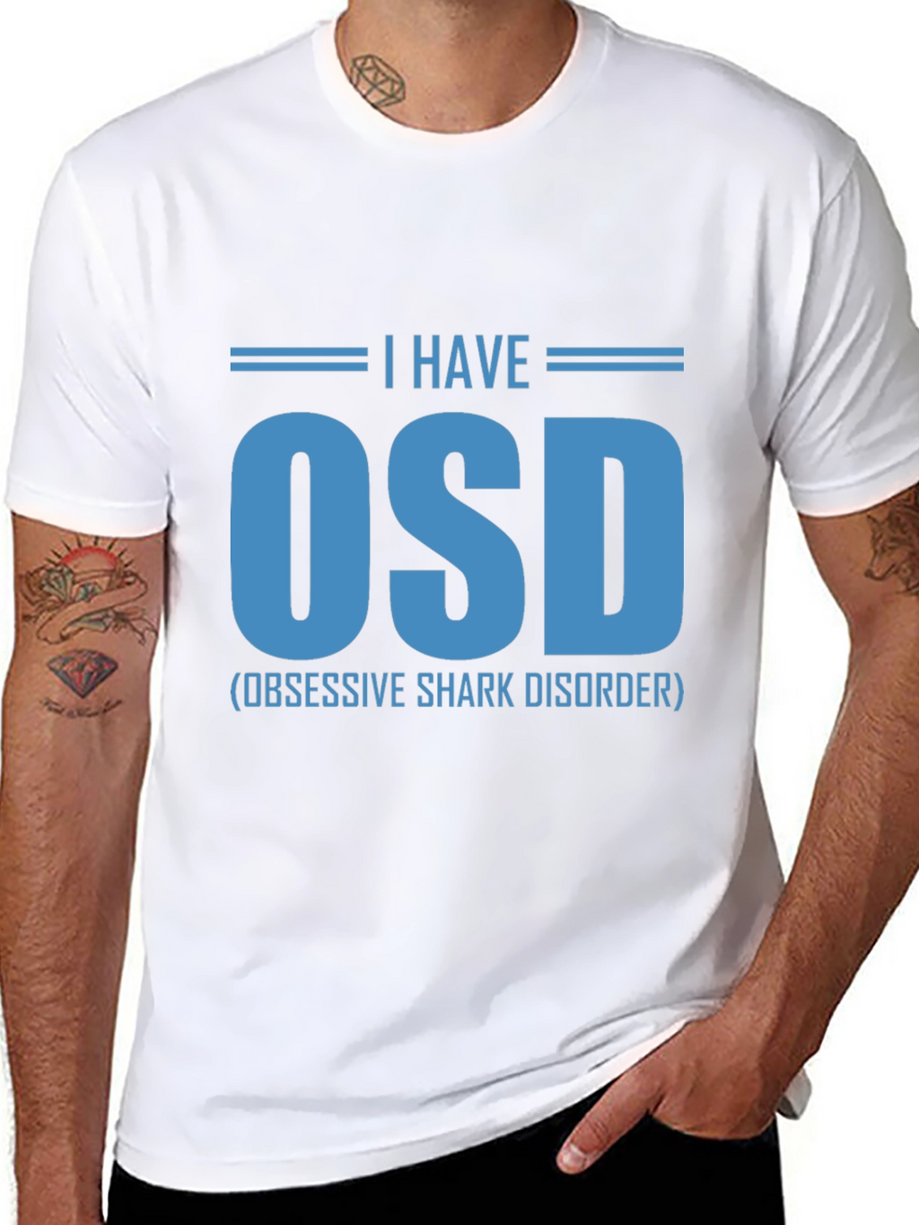 Obsessive Shark Disorder T-Shirt - OSD Funny Tee