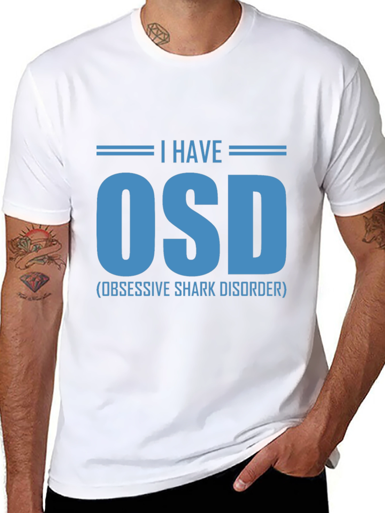 Obsessive Shark Disorder T-Shirt - OSD Funny Tee